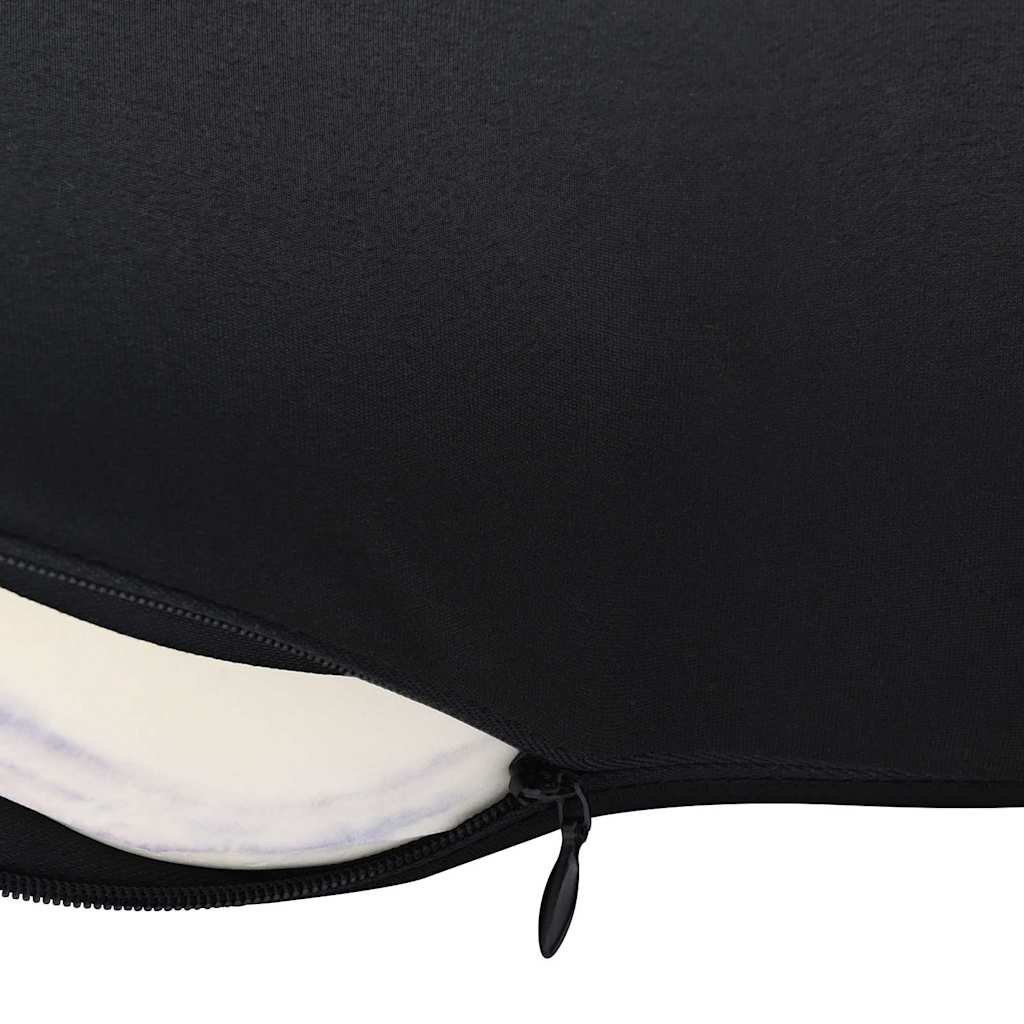 Cuscino lombare Nero Schiuma Memory 40 x 32 x 13 cm