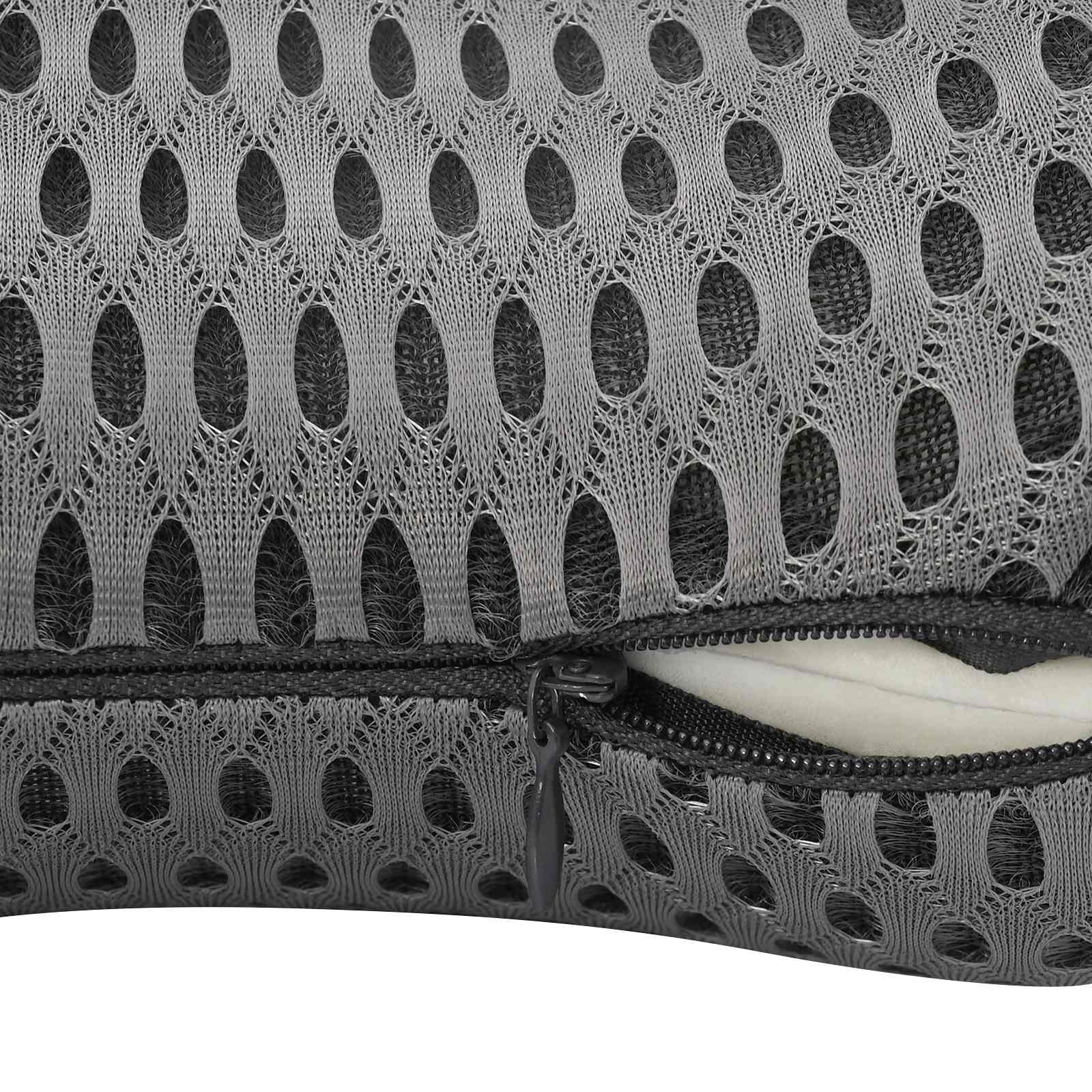 Cuscino cervicale Grigio Schiuma Memory 31 x 22 x 13 cm