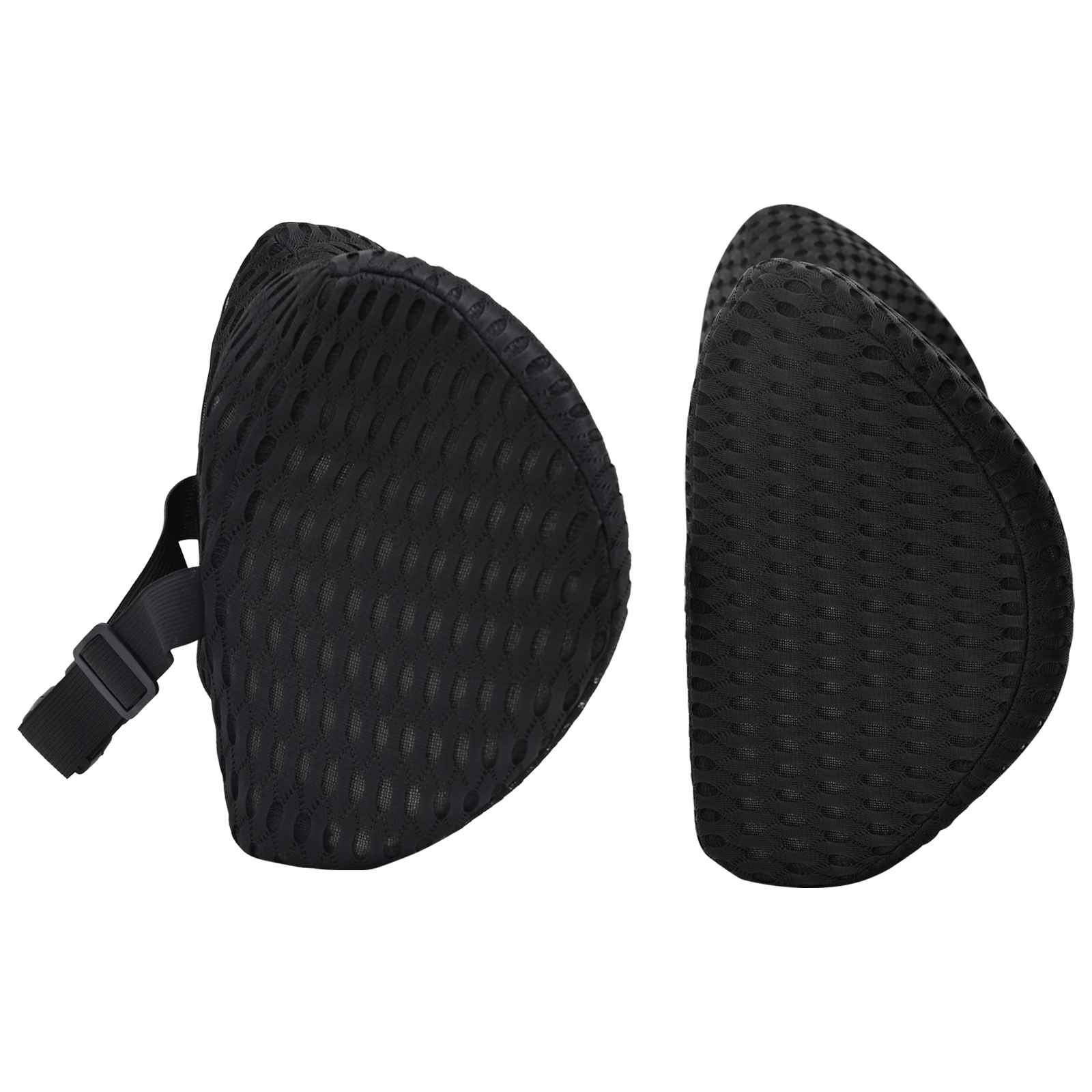 Cuscino cervicale, Cuscino lombare Nero Schiuma Memory