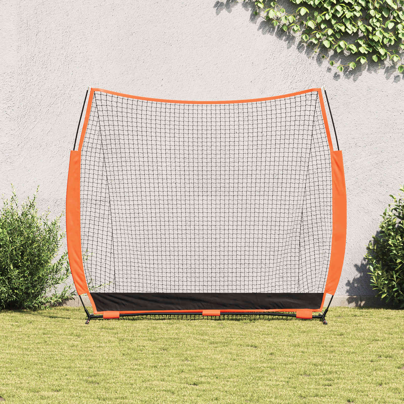 Rete da pratica per baseball Nero 250 x 106,5 x 210 cm