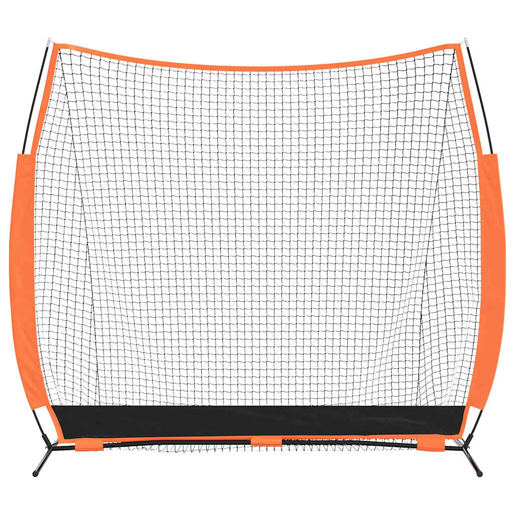 Rete da pratica per baseball Nero 250 x 106,5 x 210 cm