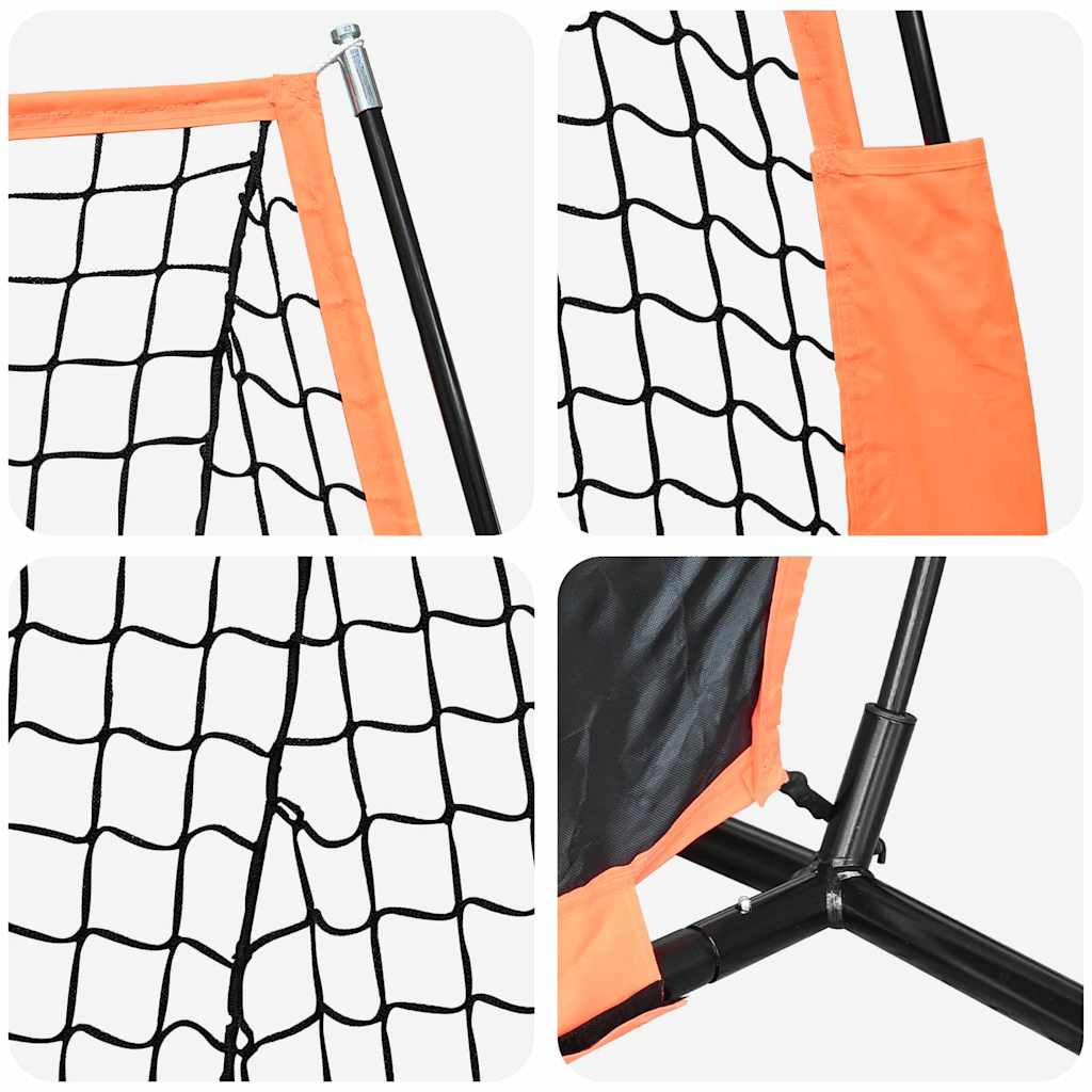 Rete da pratica per baseball Nero 250 x 106,5 x 210 cm