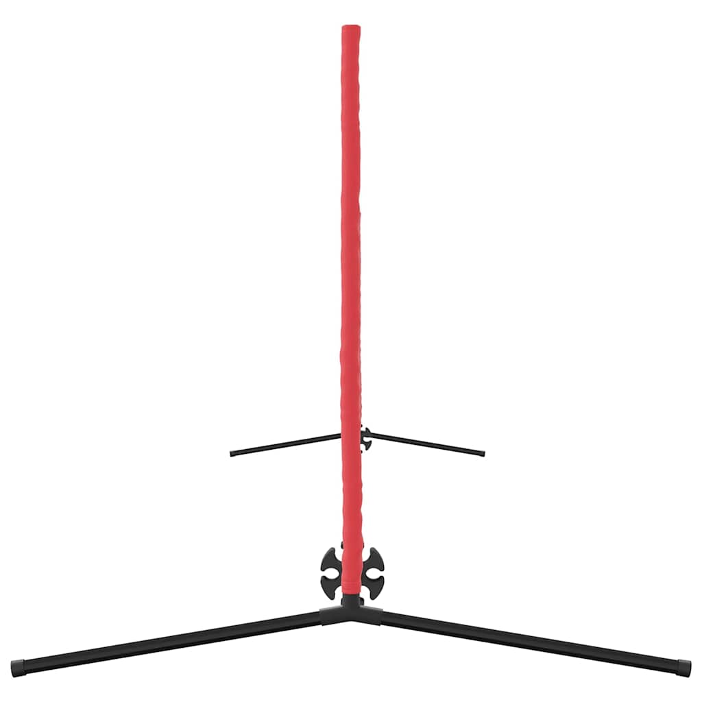 Rete da tennis Nero e Rosso 494,5 x 90 x 87 cm Poliestere