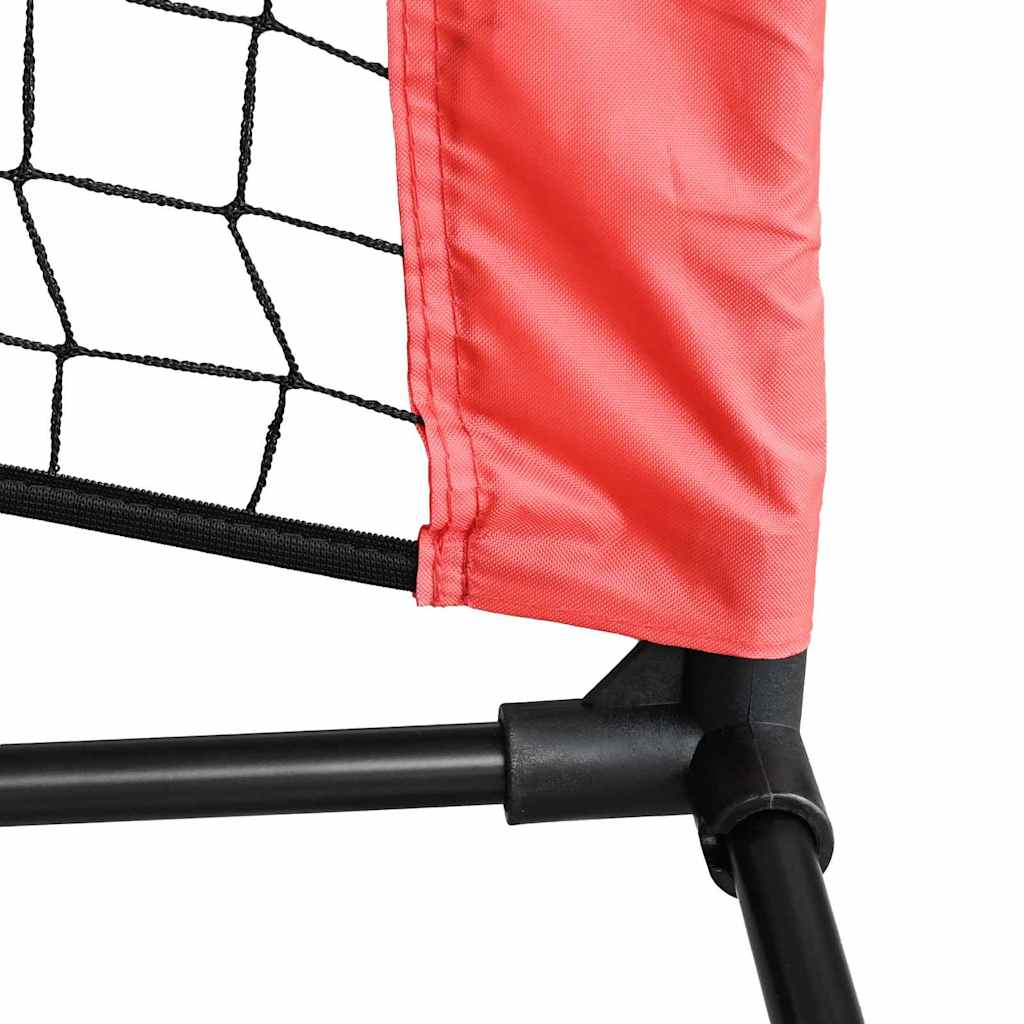 Rete da tennis Nero e Rosso 494,5 x 90 x 87 cm Poliestere