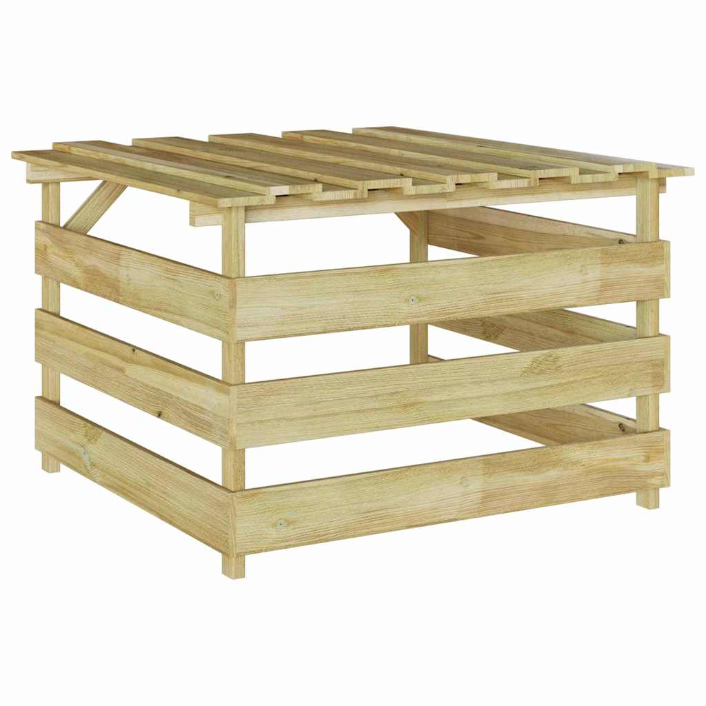 Garage per tosaerba Marrone 84 x 80 x 56 cm