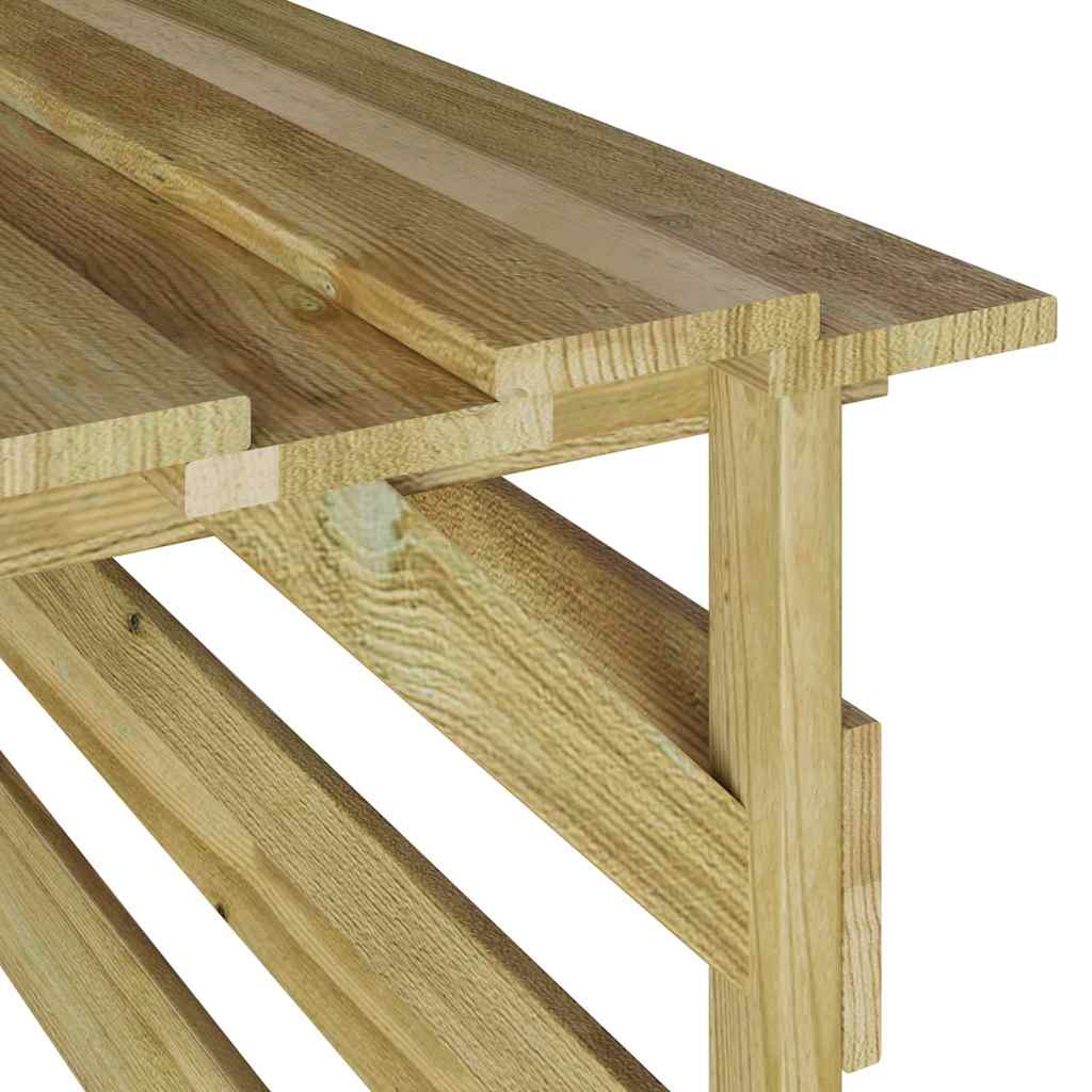 Garage per tosaerba Marrone 84 x 80 x 56 cm