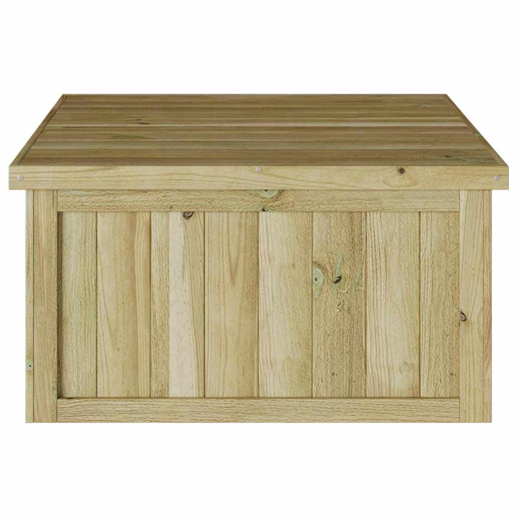 Garage per tosaerba Marrone 73.5 x 81.5 x 38.5 cm