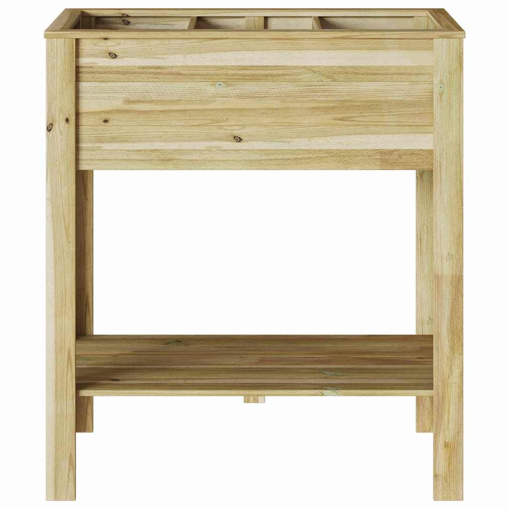 Vaso Alto Marrone 85,5 x 46,5 x 96 cm Legno di Pino Impregnato
