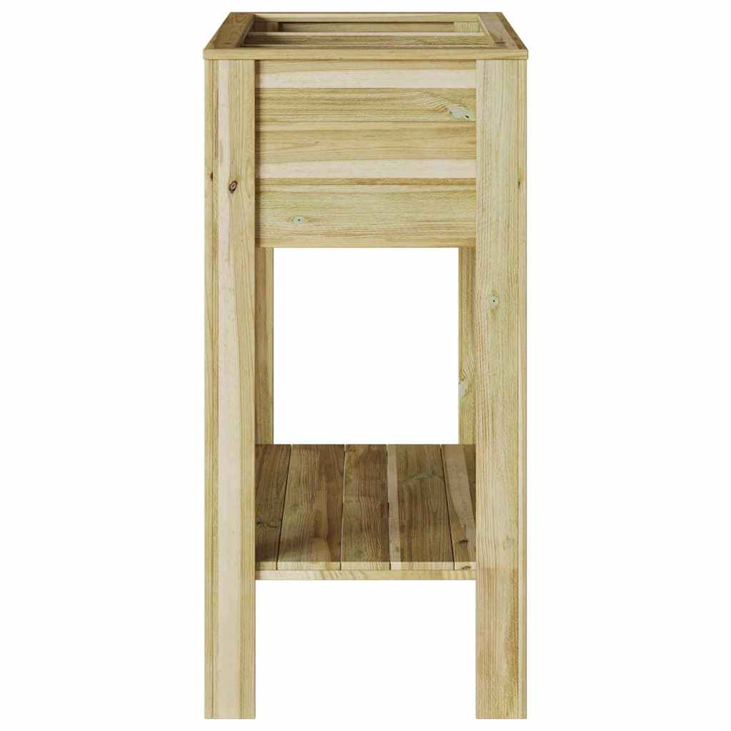 Vaso Alto Marrone 85,5 x 46,5 x 96 cm Legno di Pino Impregnato