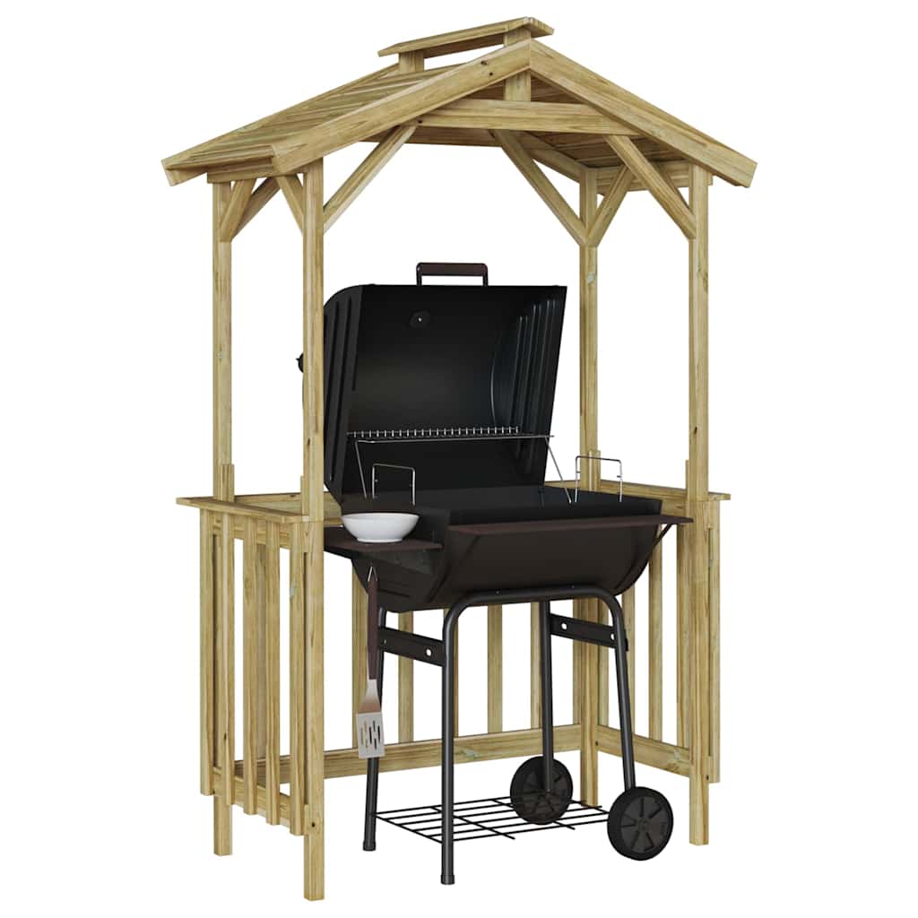 Casetta per barbecue 133,5 x 63 x 200 cm