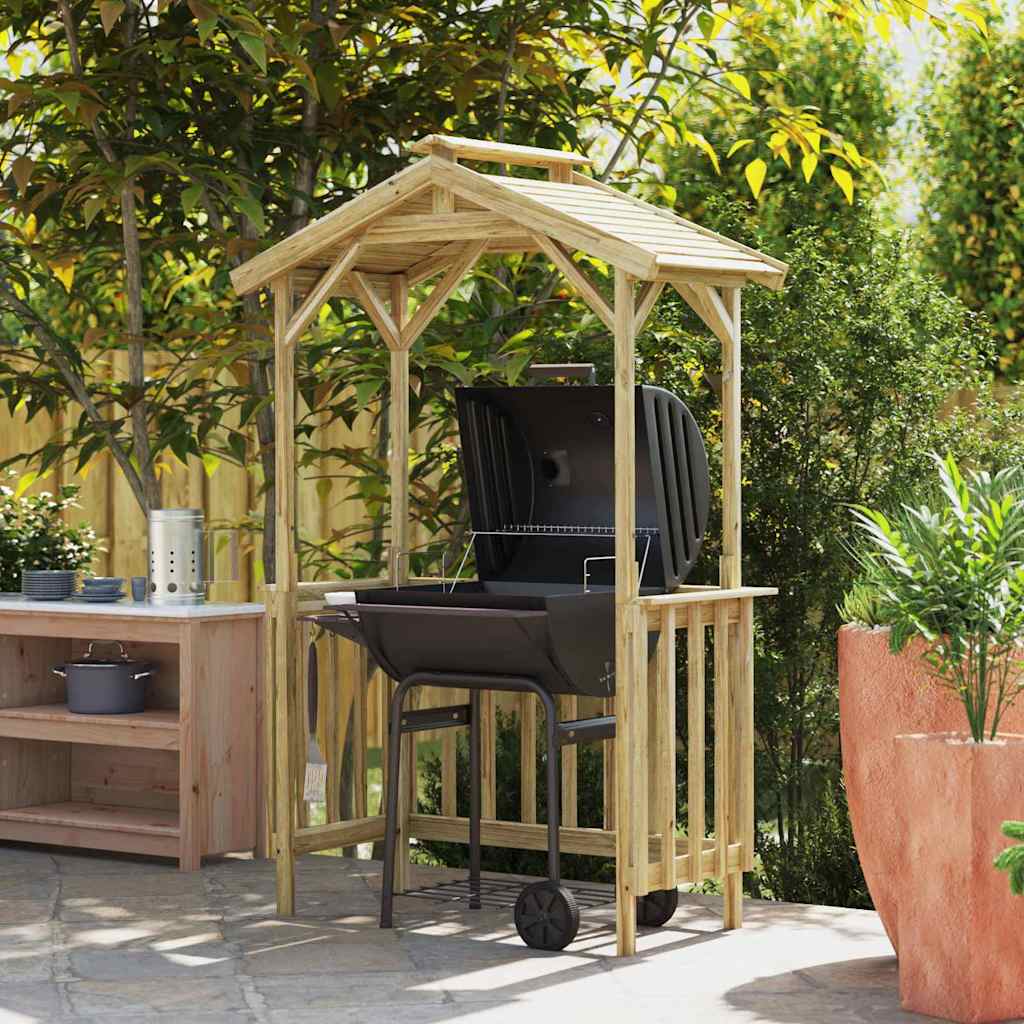 Casetta per barbecue 133,5 x 63 x 200 cm