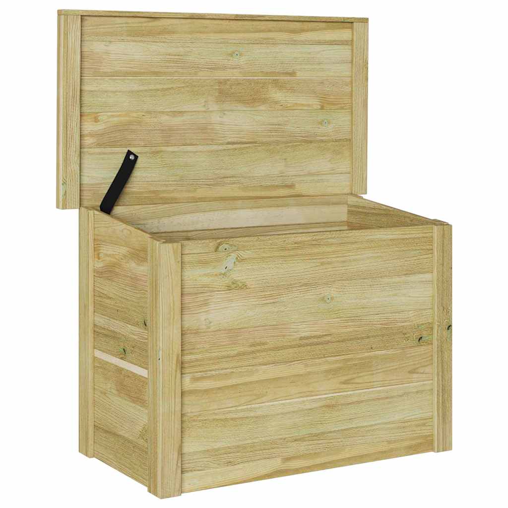 Scatola di Stoccaggio Legno di pino impregnato Naturale
