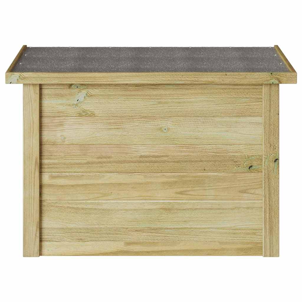Scatola di Stoccaggio Legno di pino impregnato Naturale