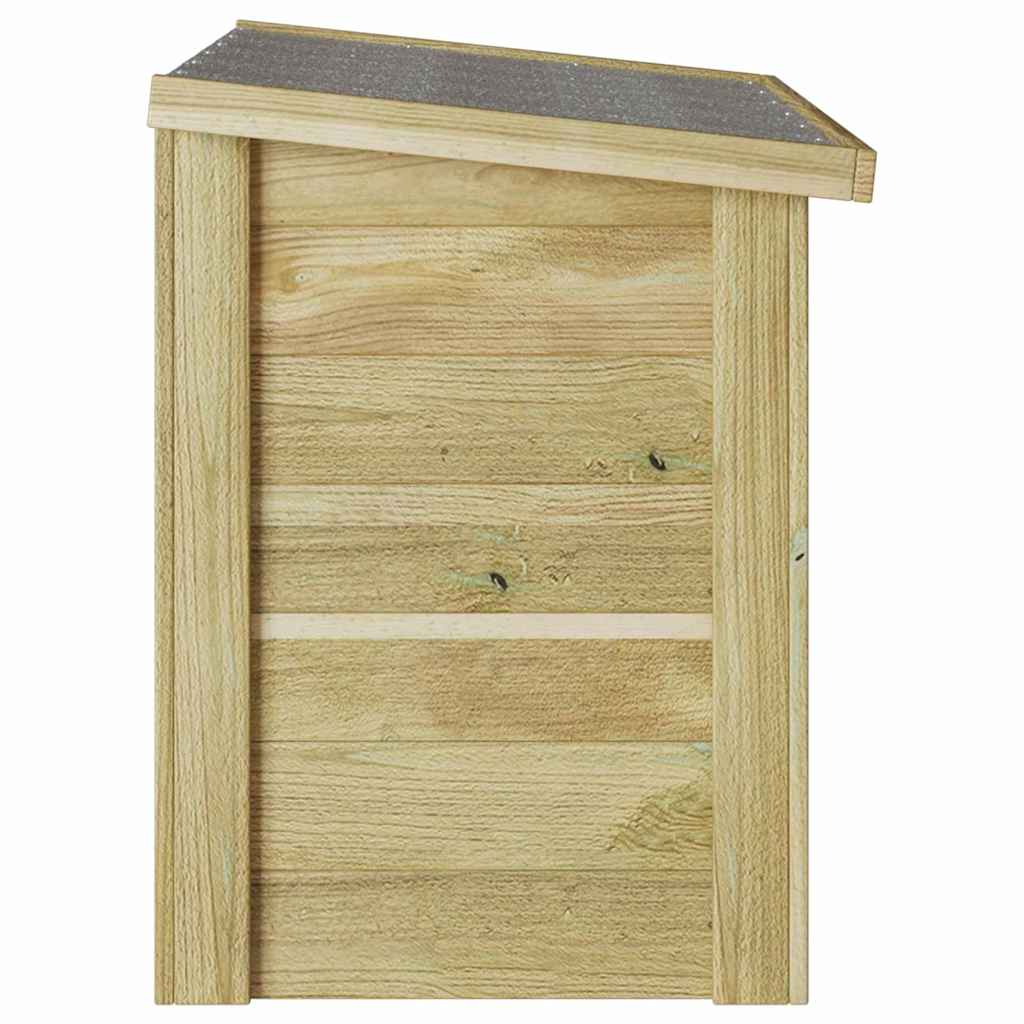 Scatola di Stoccaggio Legno di pino impregnato Naturale