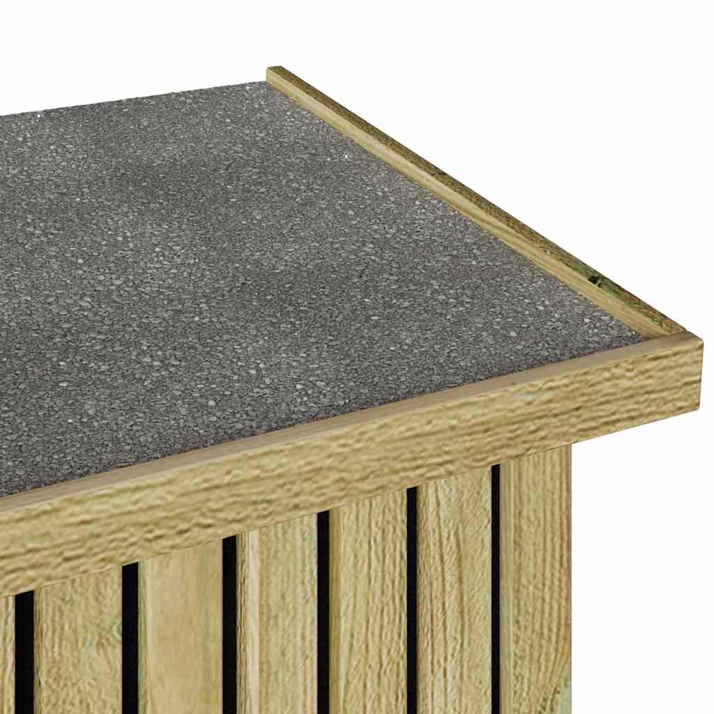 Scatola di Stoccaggio per Giardino Legno di pino impregnato