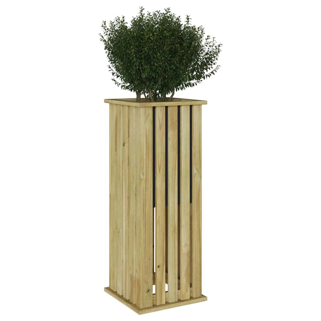 Cassoni fioriti Marrone 33 x 33 x 85 cm
