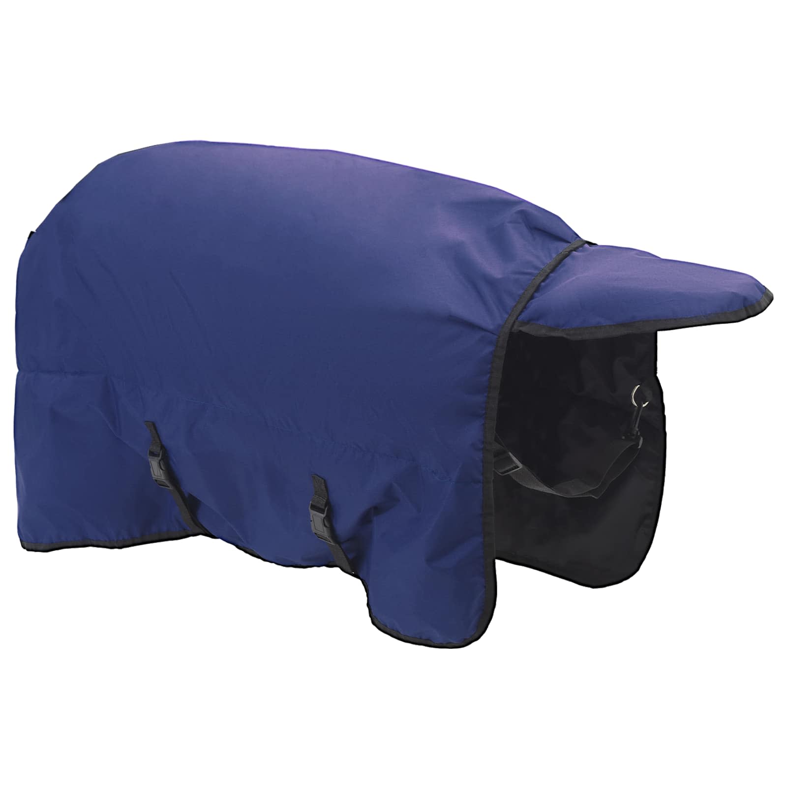 Coperta per Cavalli Blu Navy Completo 75 cm Poliestere