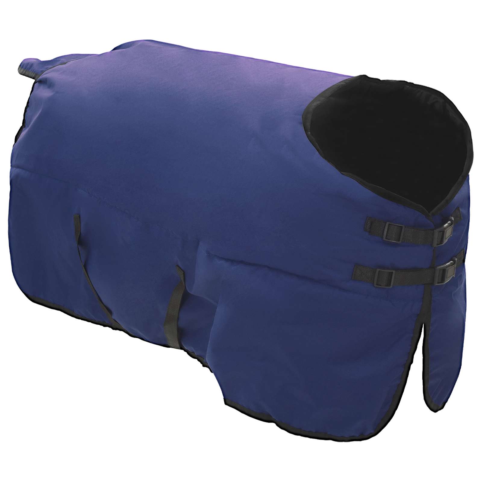 Coperta per Cavalli Blu Navy Completo 135 cm Poliestere