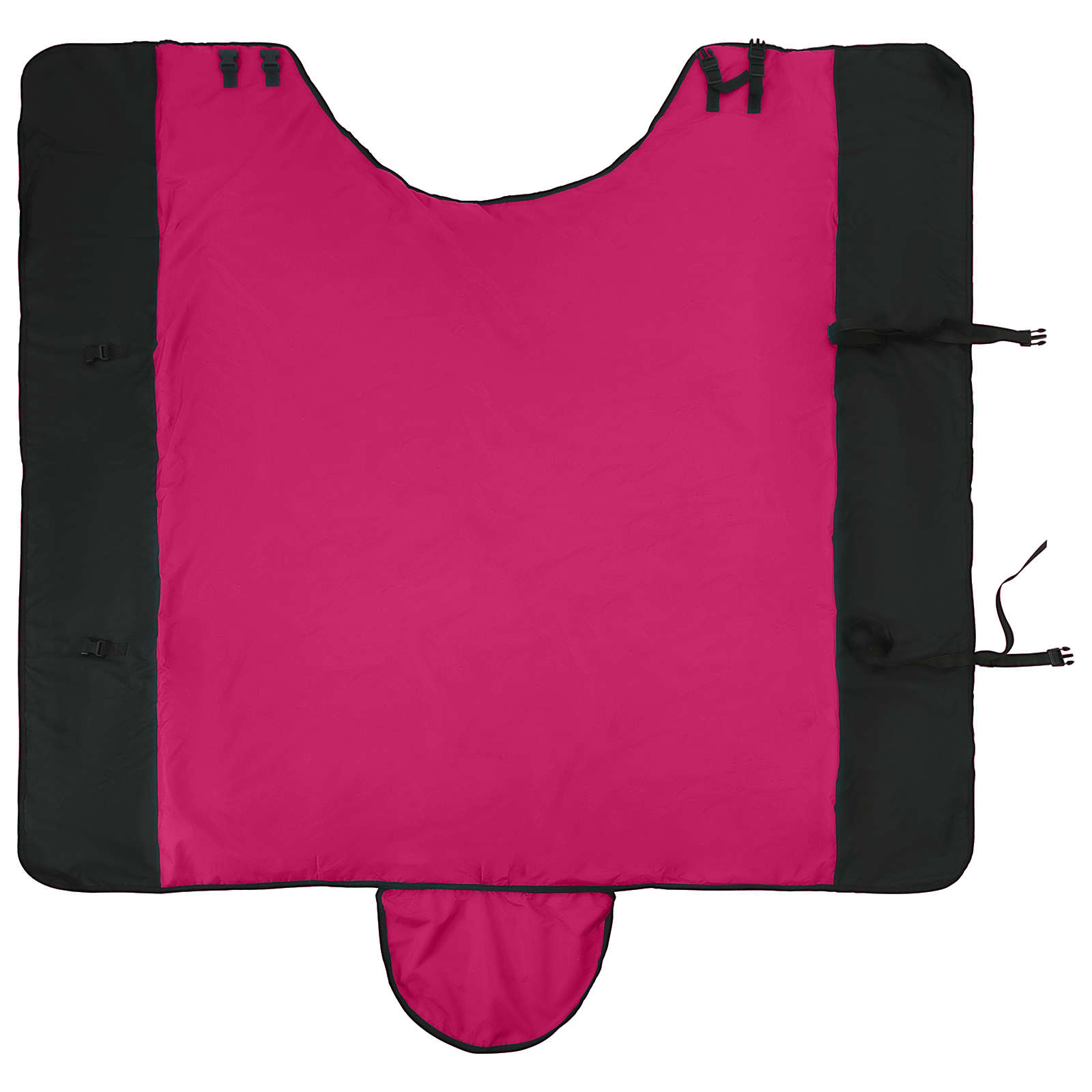 Coperta per Cavalli Rosa e Nero 155 cm Poliestere