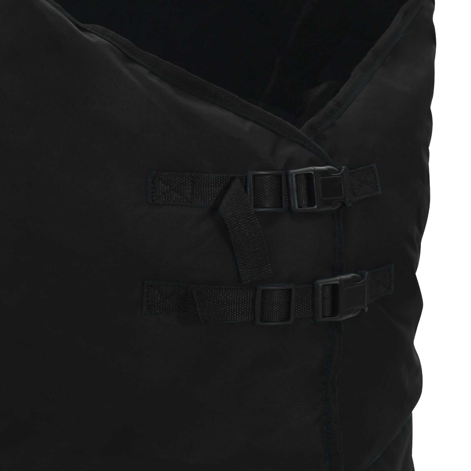 Coperta per Cavalli Nero Completo 125 cm Poliestere