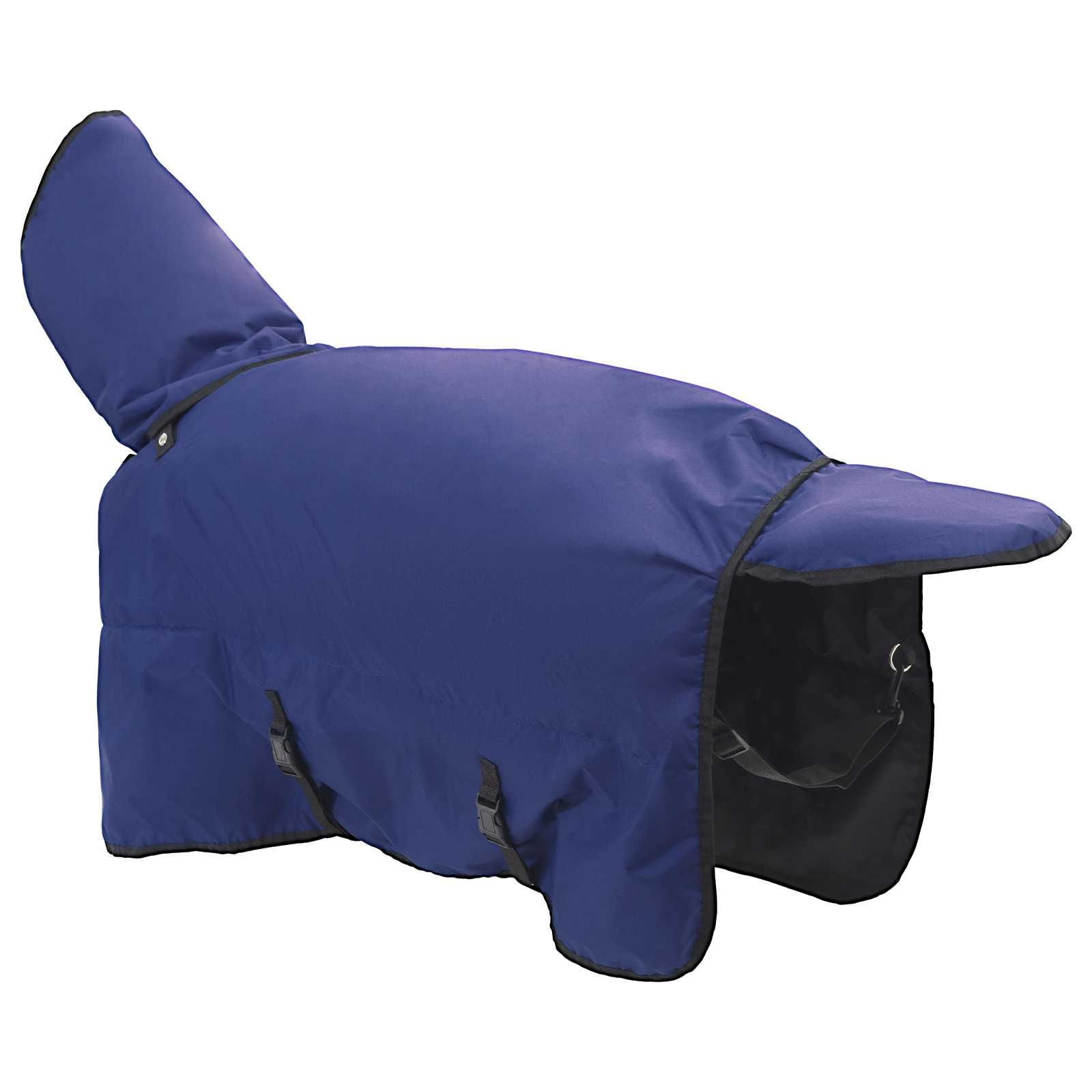 Coperta per Cavalli Blu Navy Completo 75 cm Poliestere