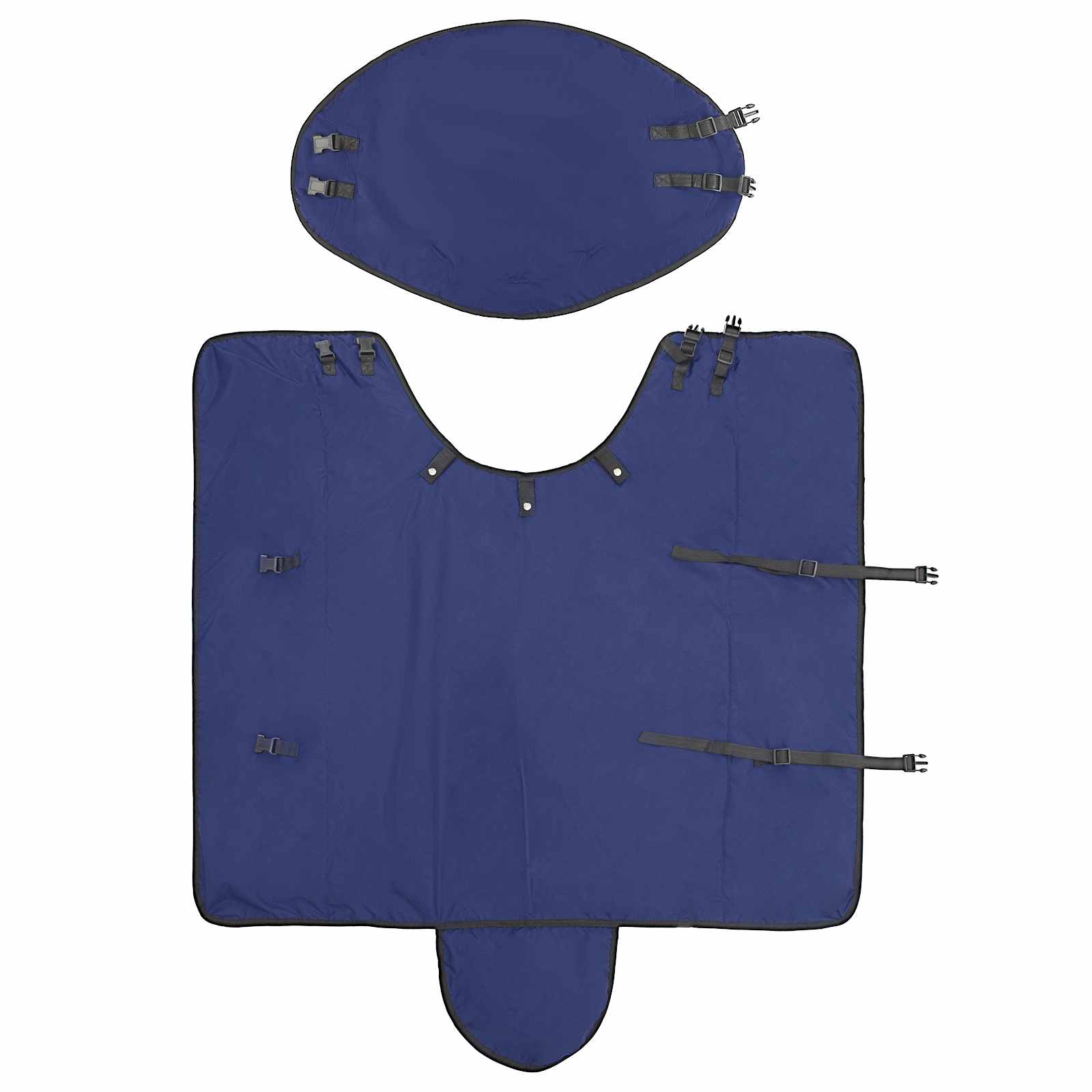 Coperta per Cavalli Blu Navy Completo 95 cm Poliestere
