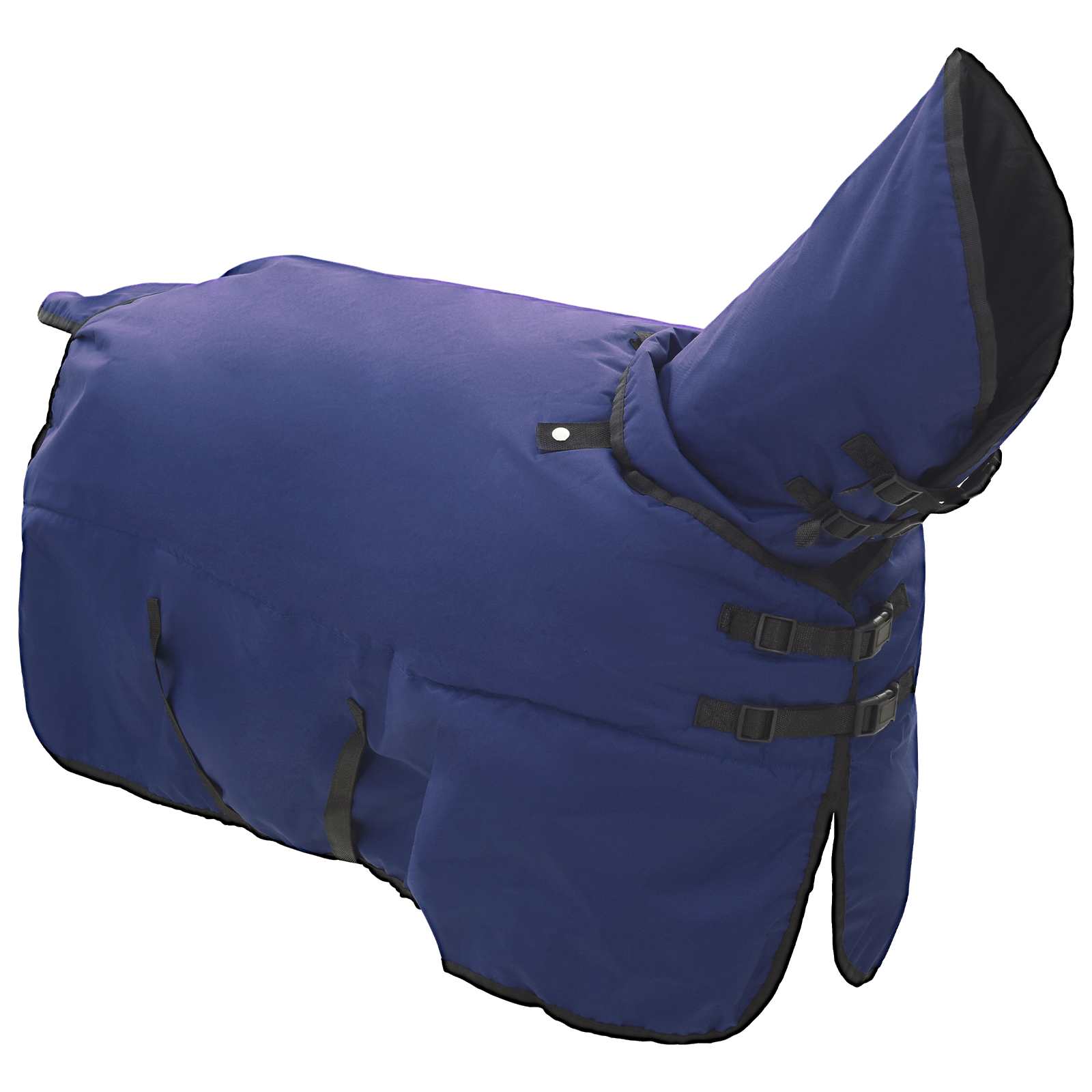 Coperta per Cavalli Blu Navy Completo 145 cm Poliestere