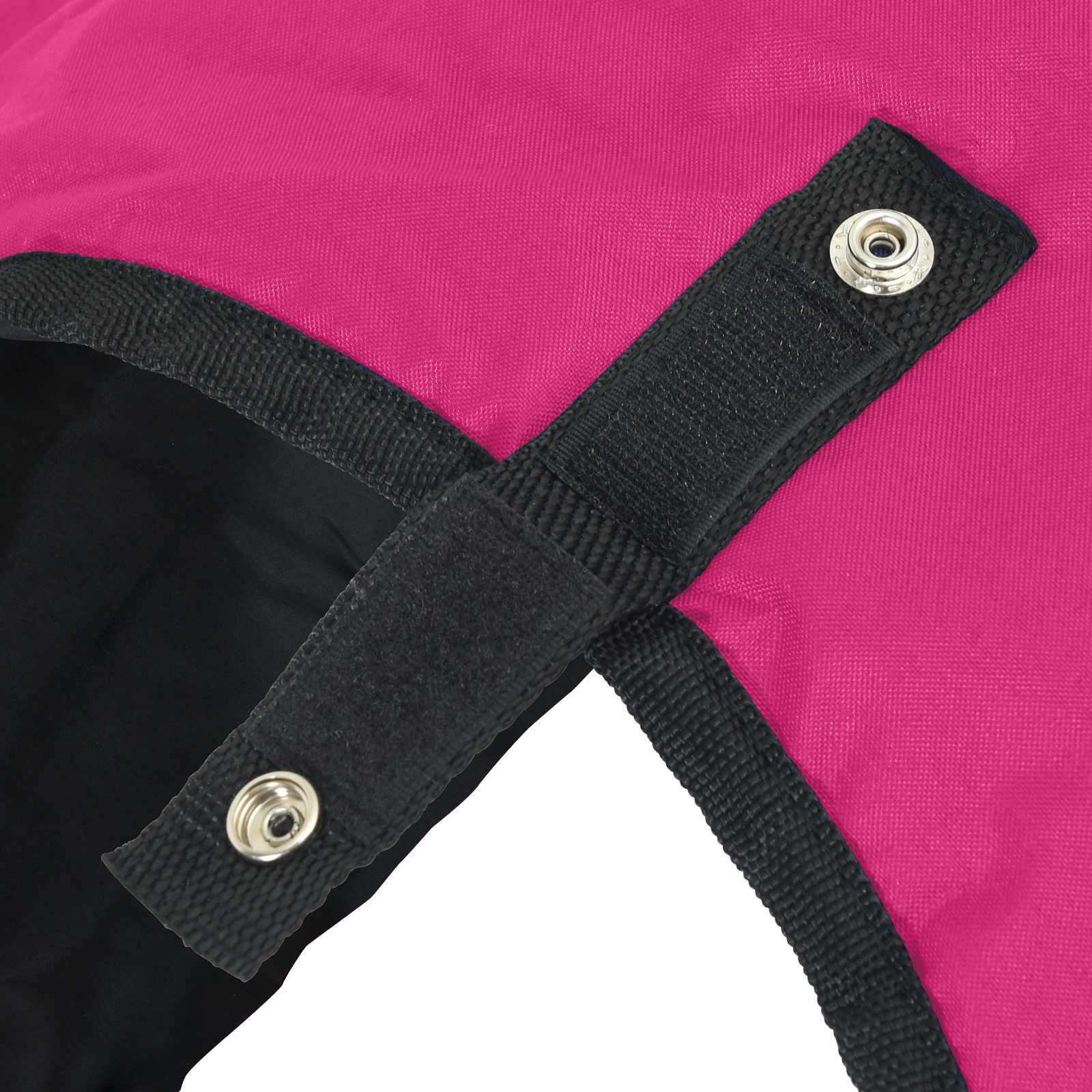 Coperta per Cavalli Rosa e Nero 125 cm Poliestere
