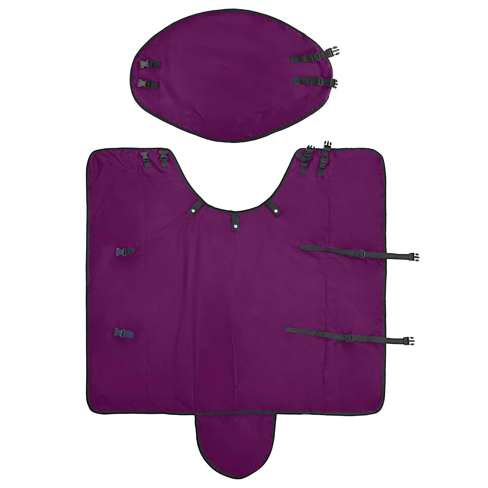Coperta per Cavalli Viola Completo 135 cm Poliestere