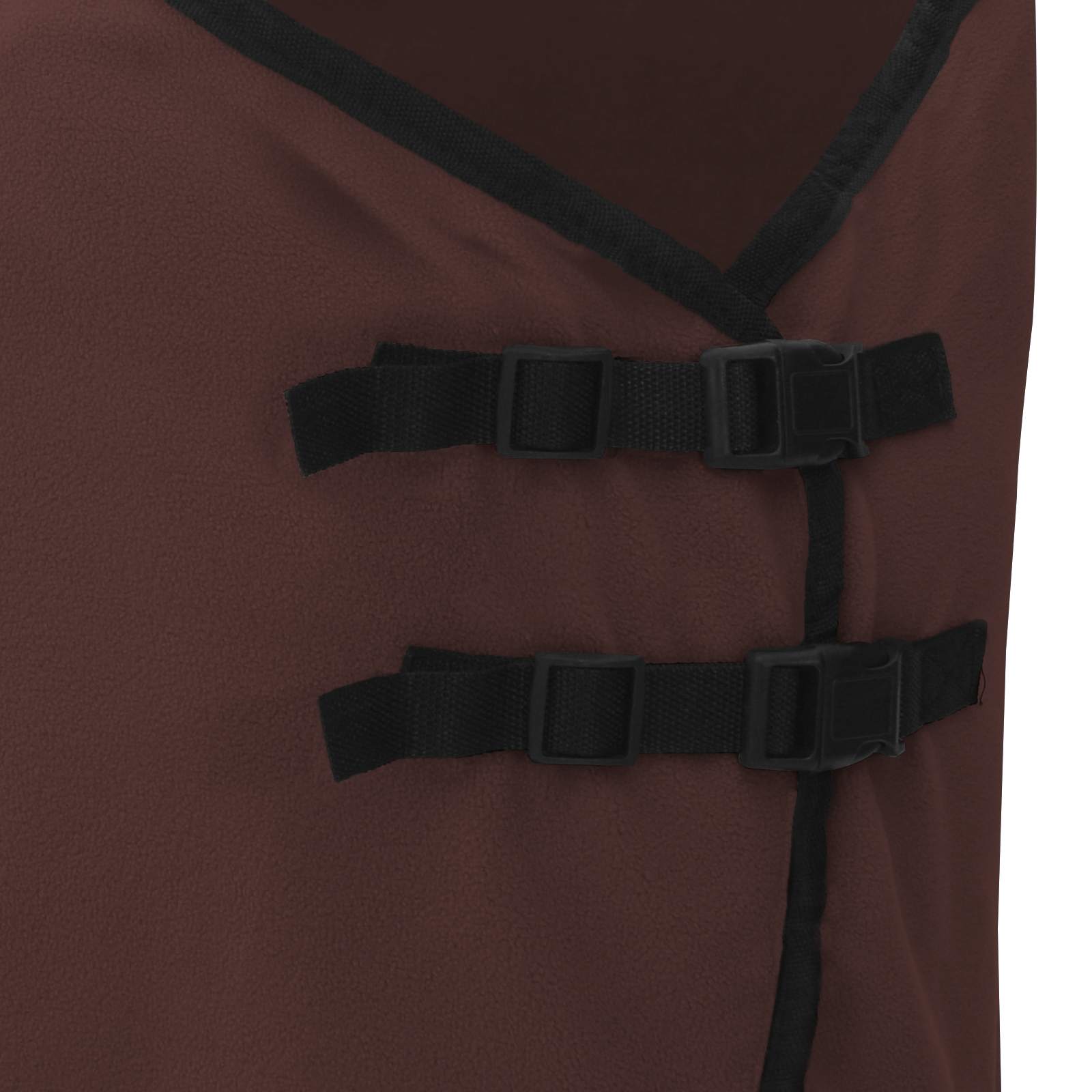 Coperta per Cavalli Marrone Scuro Completo 145 cm