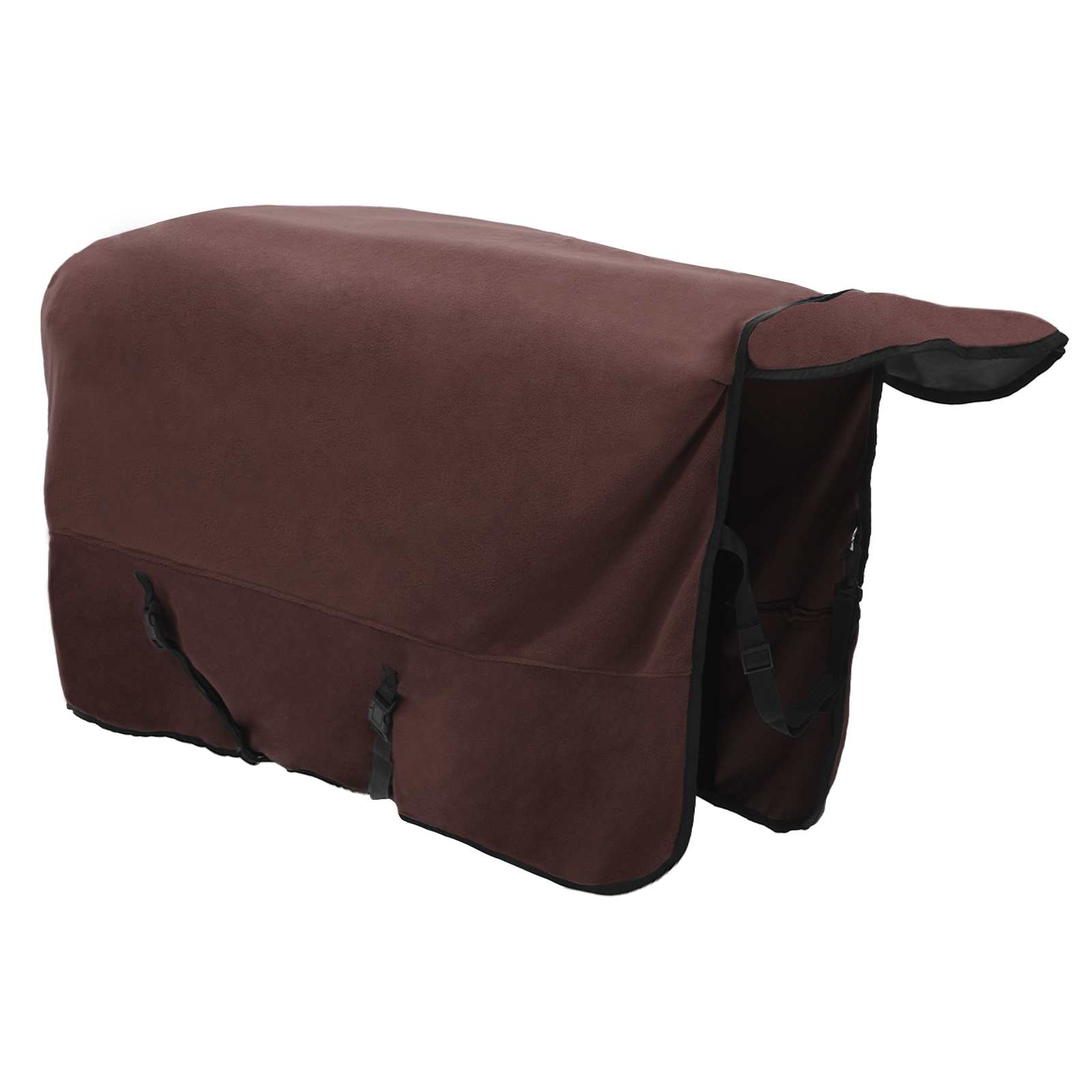 Coperta per Cavalli Marrone Scuro Completo 155 cm
