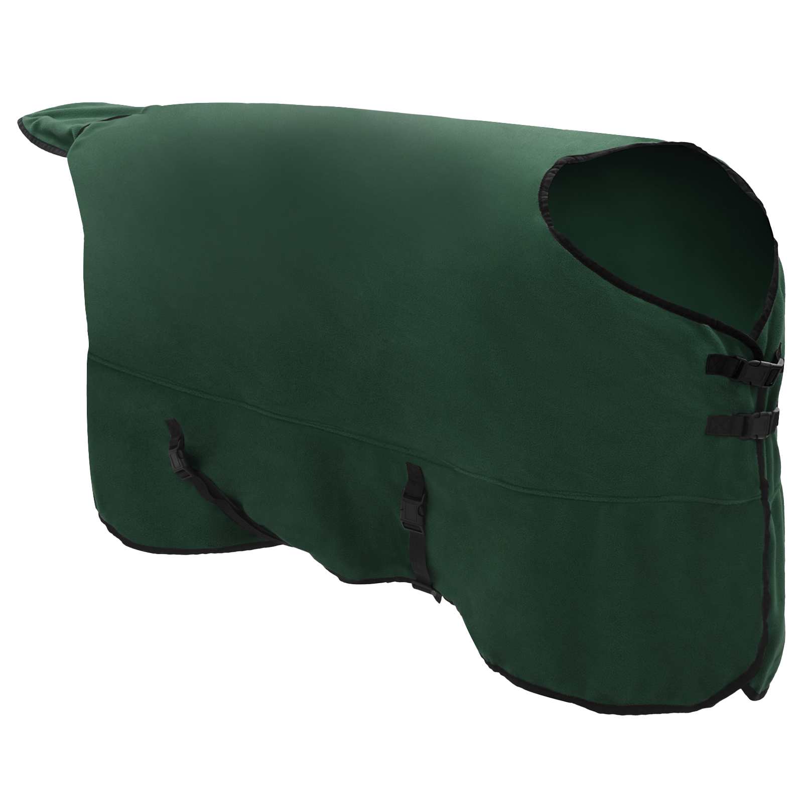 Coperta per Cavalli Verde Scuro 165 cm Fleece in poliestere
