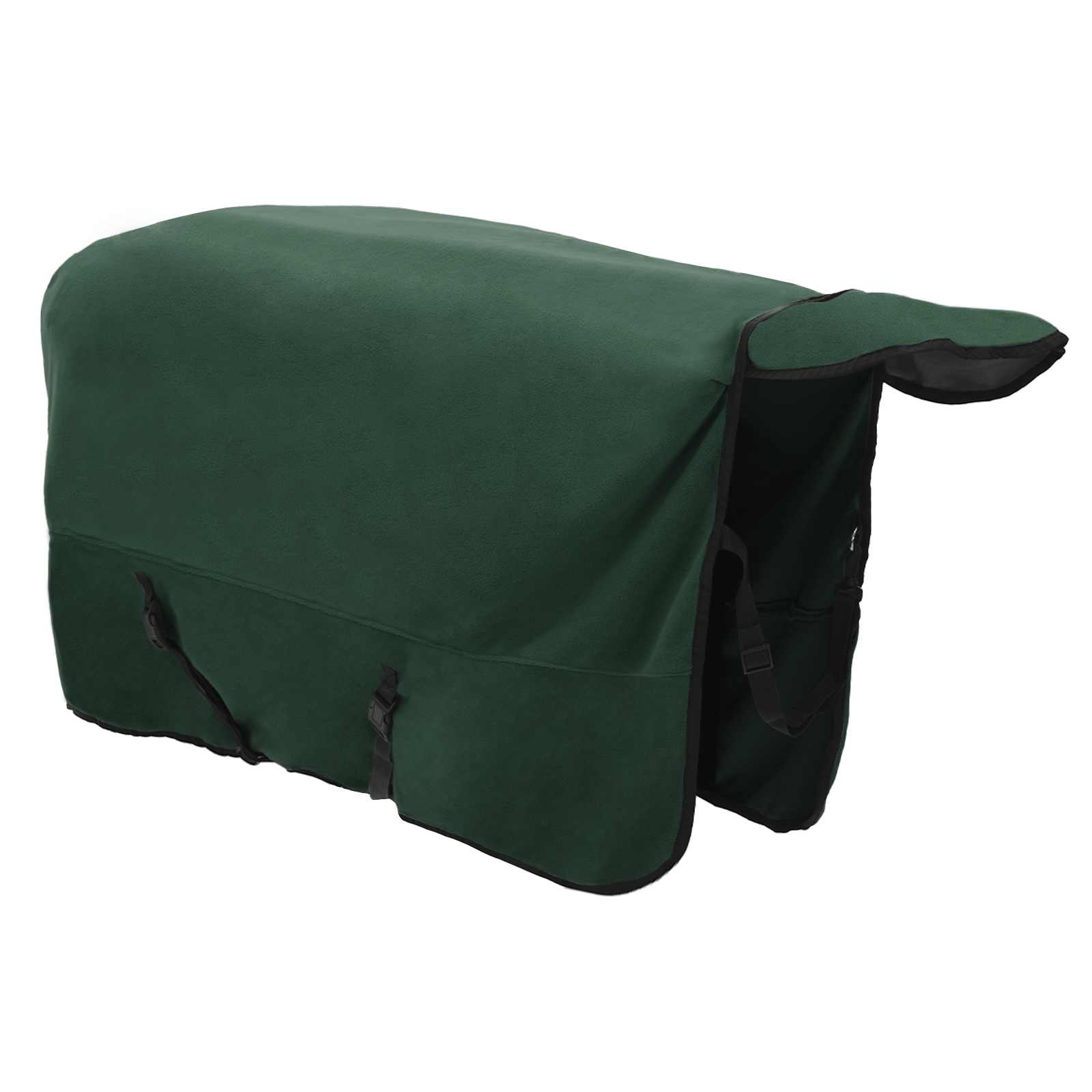 Coperta per Cavalli Verde Scuro 165 cm Fleece in poliestere