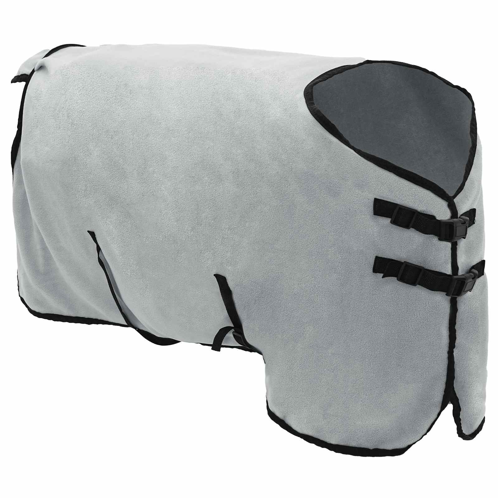 Coperta per Cavalli Grigio chiaro e rosa completo 115 cm