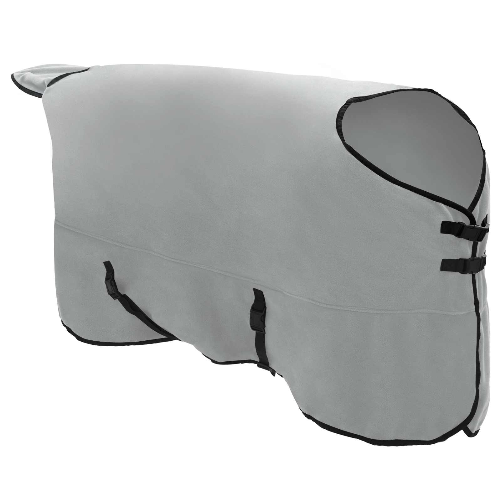 Coperta per Cavalli Grigio chiaro e rosa completo 165 cm