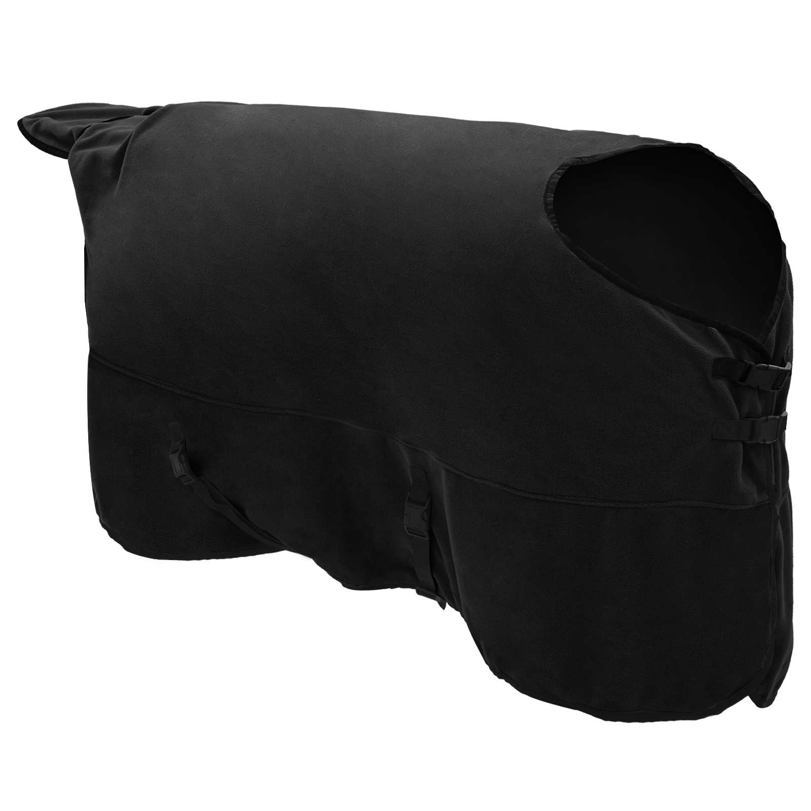 Coperta per Cavalli Nero 135 cm Fleece in poliestere