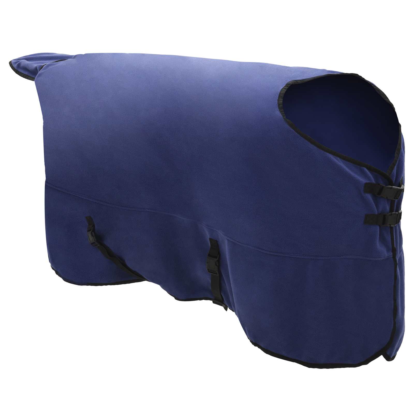 Coperta per Cavalli Blu navy 145 cm Fleece in poliestere
