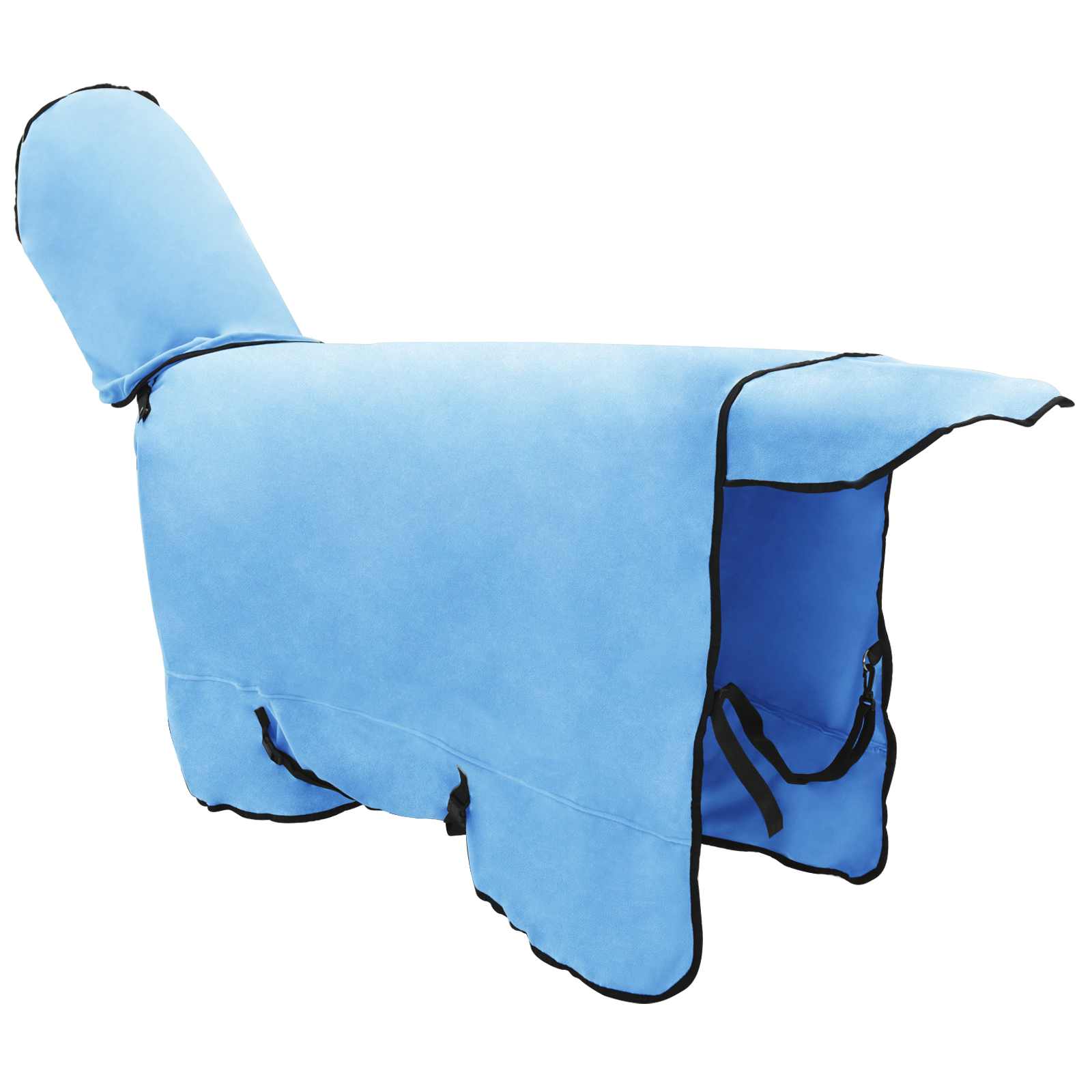 Coperta per Cavalli Aqua Completo 165 cm Fleece in poliestere