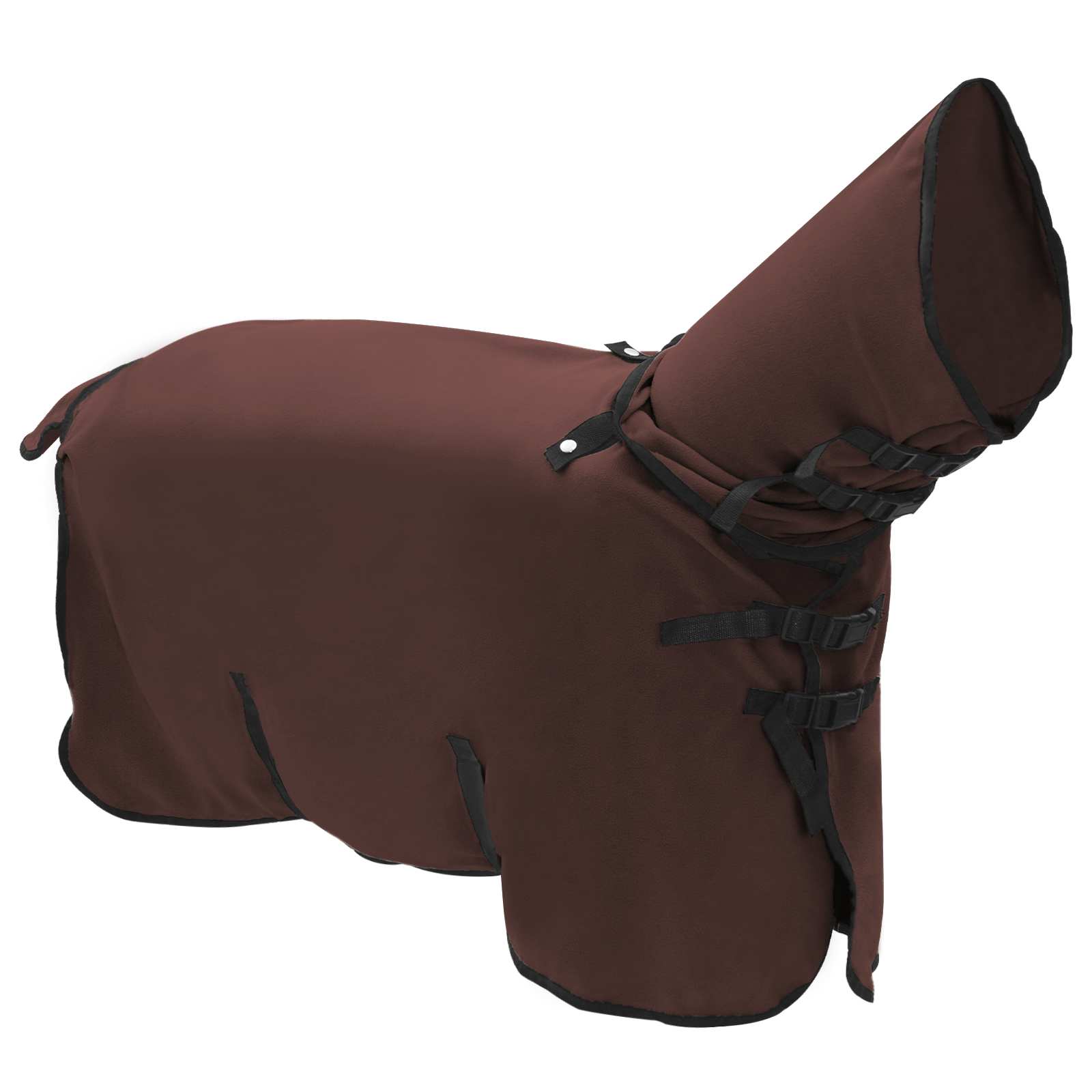 Coperta per Cavalli Marrone Scuro Completo 75 cm