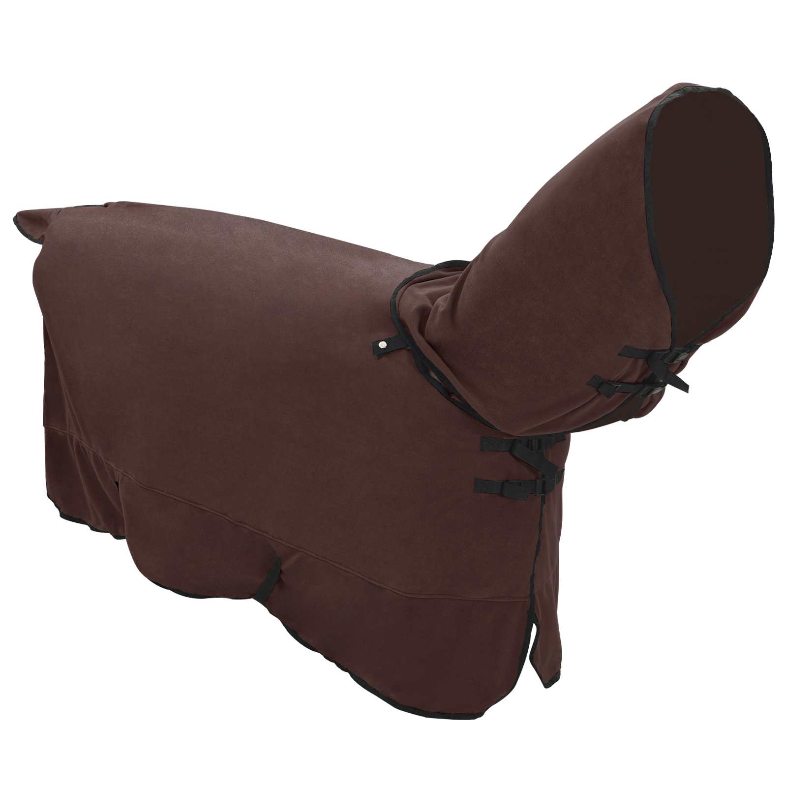 Coperta per Cavalli Marrone Scuro Completo 145 cm