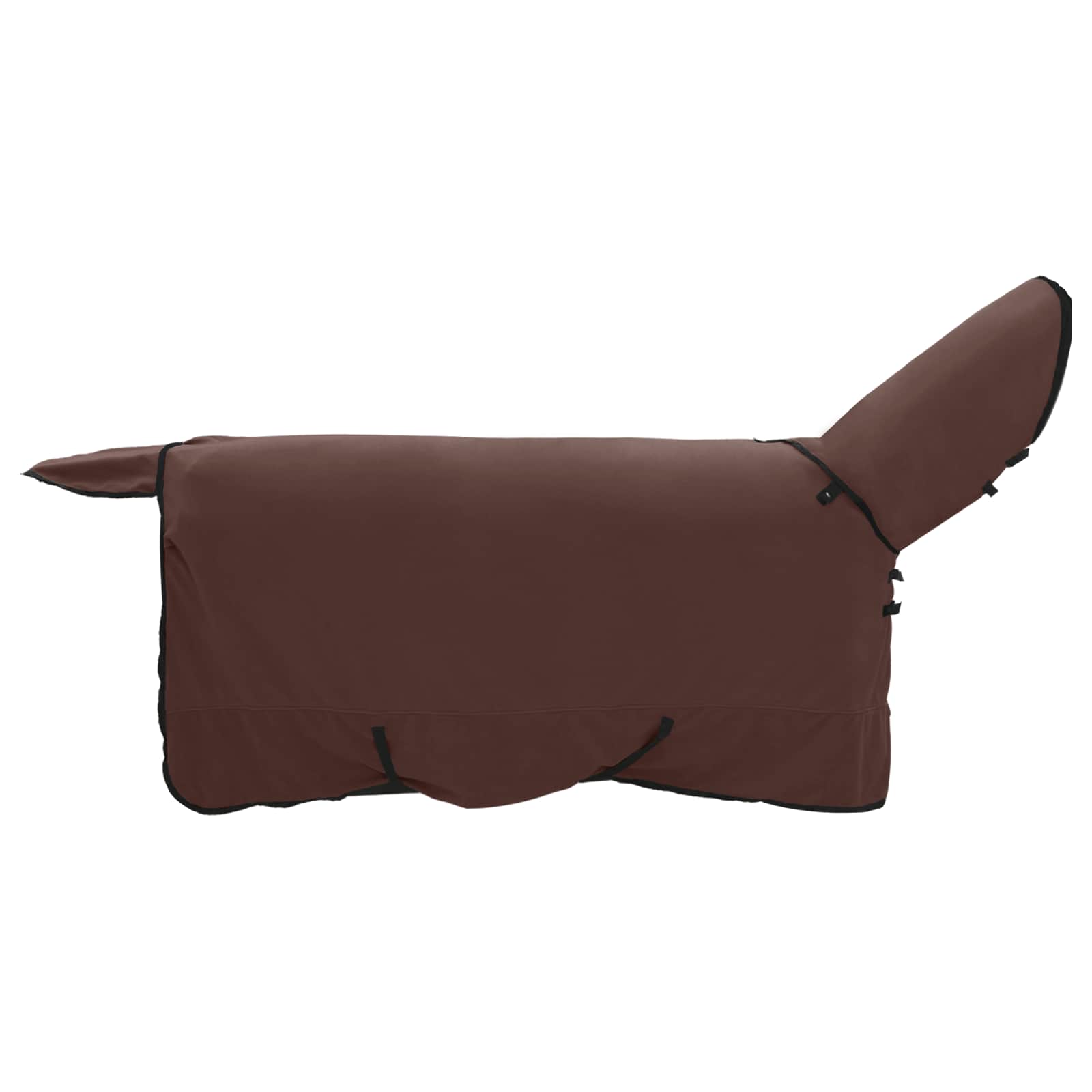 Coperta per Cavalli Marrone Scuro Completo 155 cm