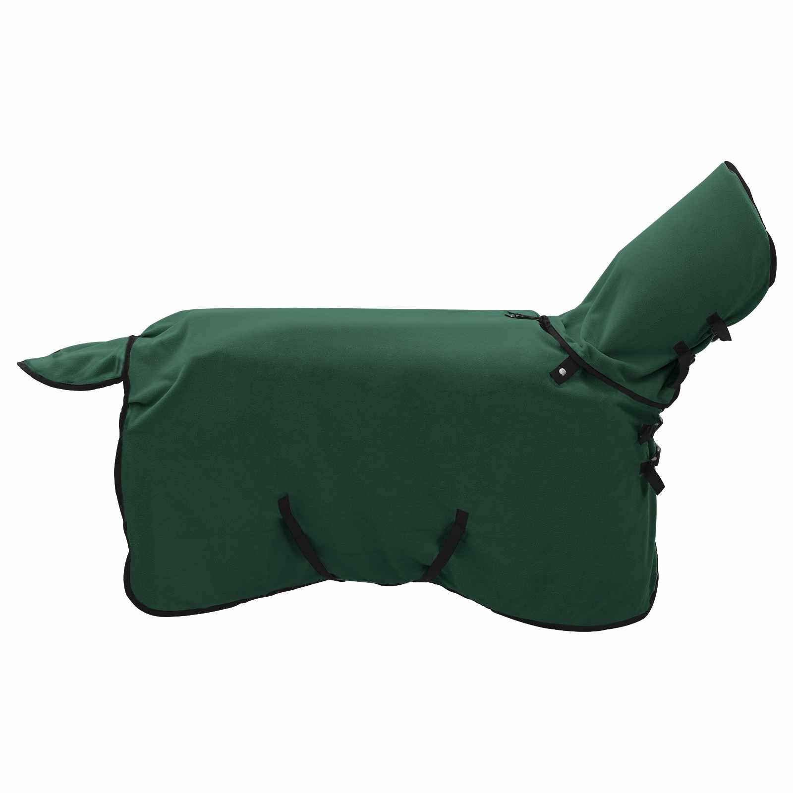 Coperta per Cavalli Verde Scuro 105 cm Fleece in poliestere