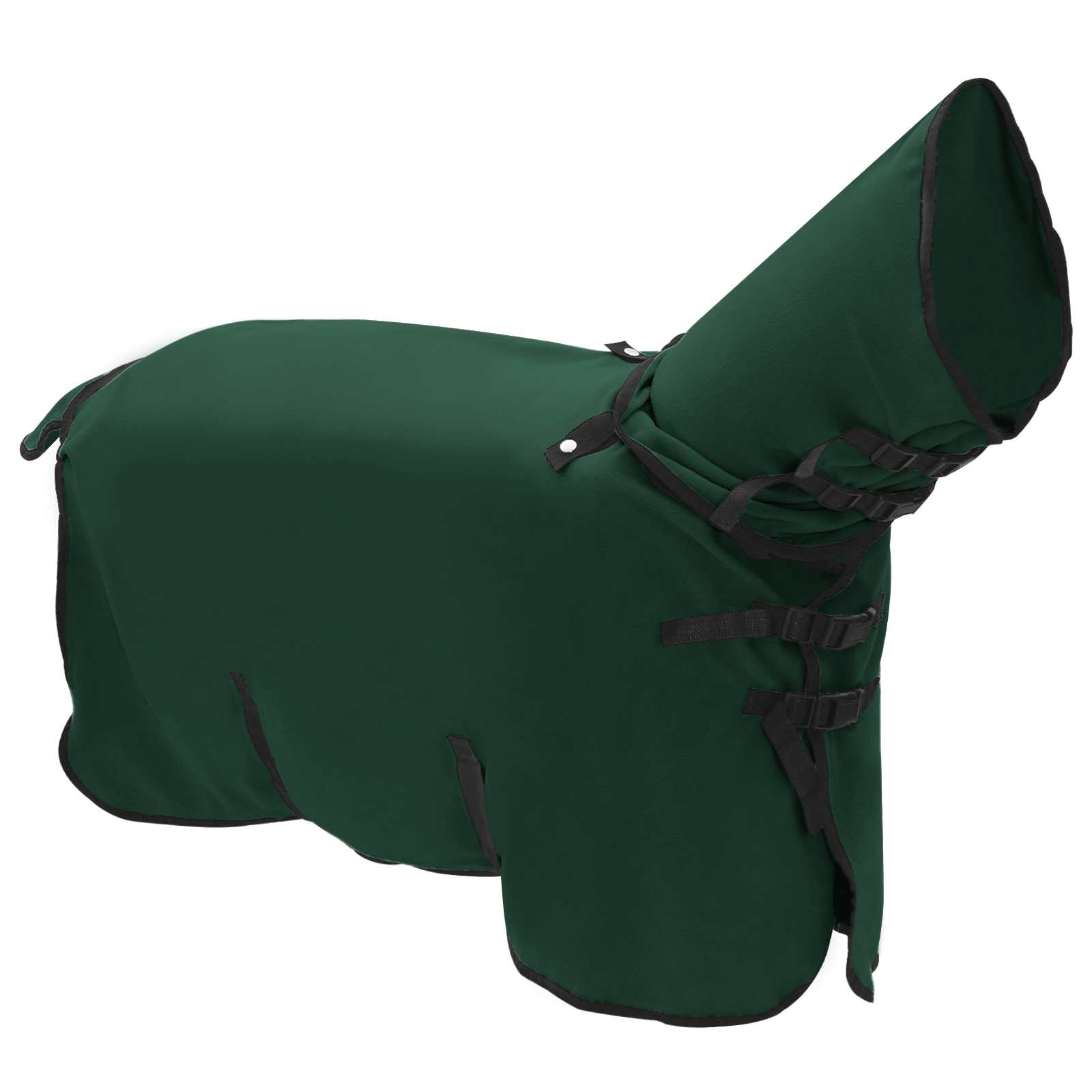 Coperta per Cavalli Verde Scuro 105 cm Fleece in poliestere