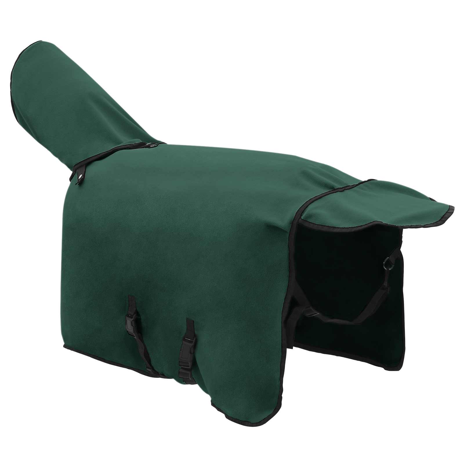 Coperta per Cavalli Verde Scuro 105 cm Fleece in poliestere