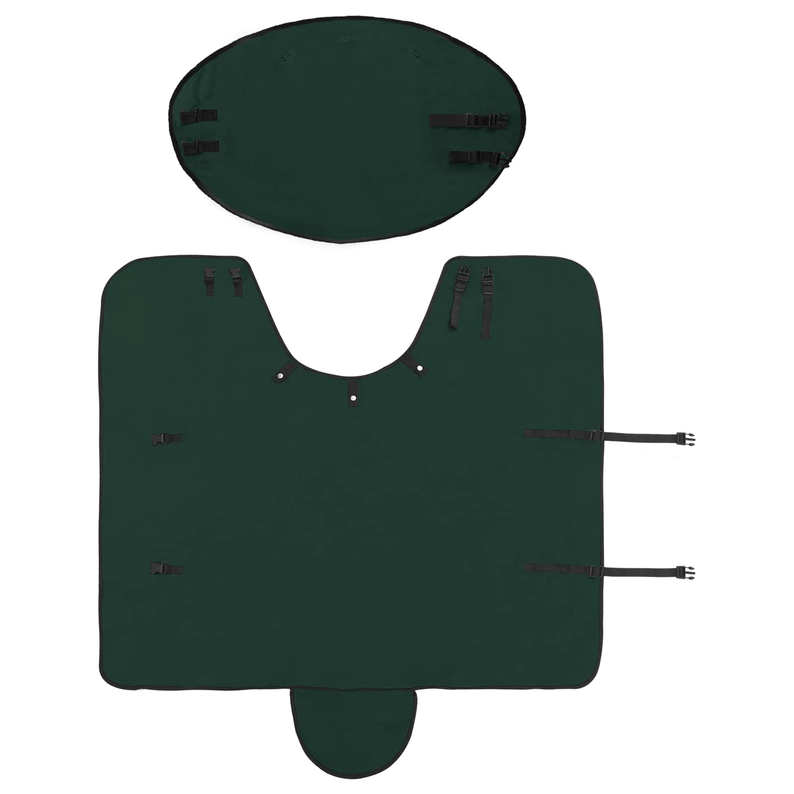 Coperta per Cavalli Verde Scuro 105 cm Fleece in poliestere