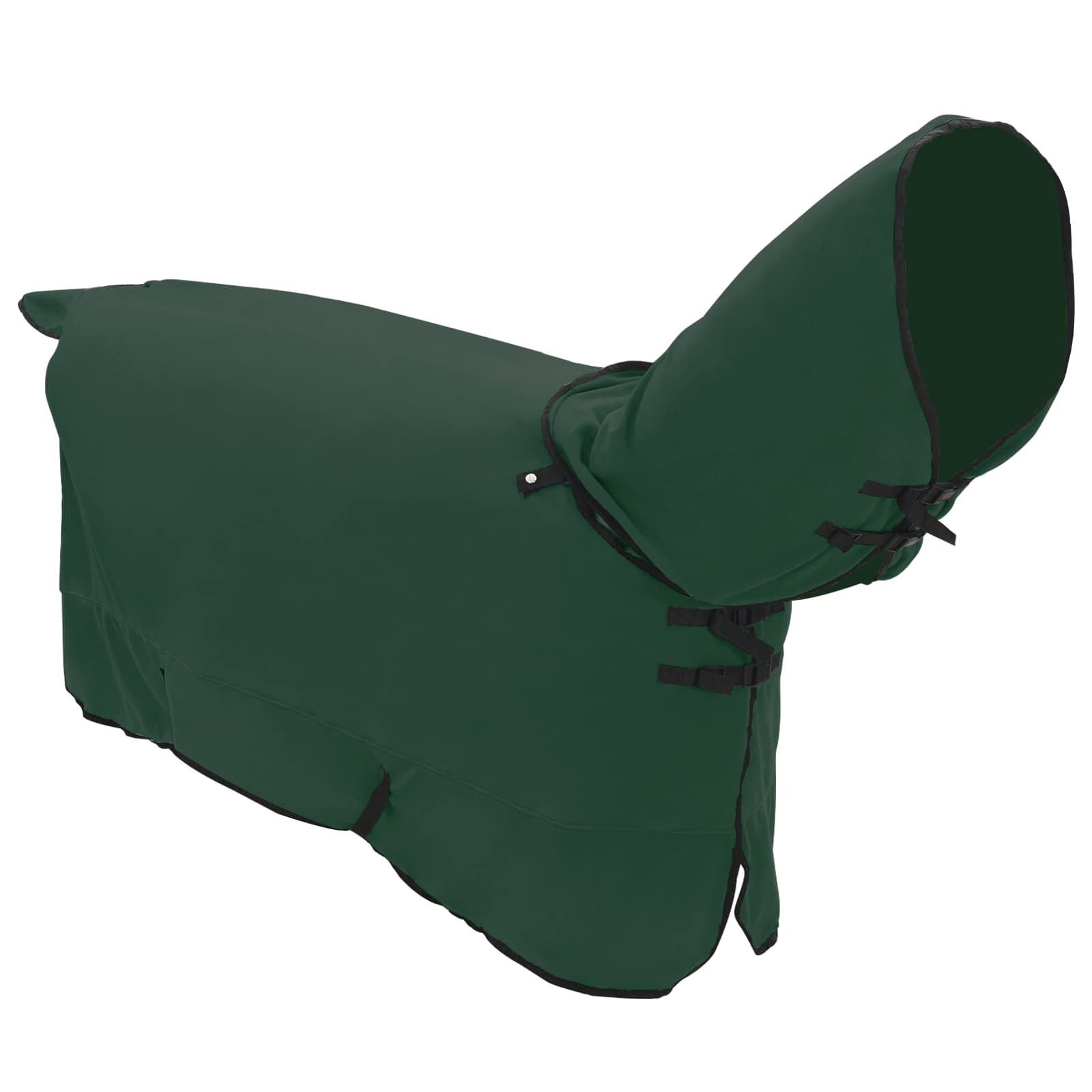 Coperta per Cavalli Verde Scuro 125 cm Fleece in poliestere