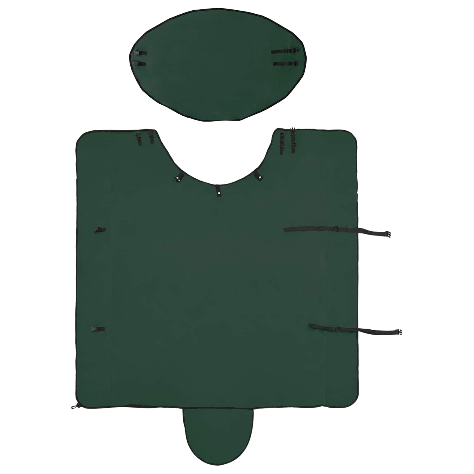 Coperta per Cavalli Verde Scuro 155 cm Fleece in poliestere