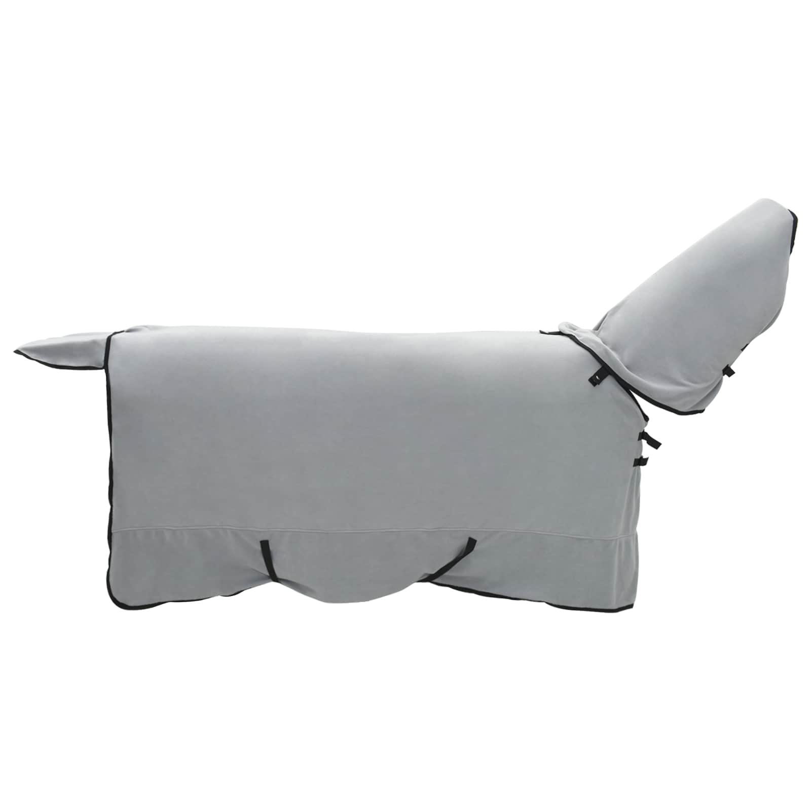 Coperta per Cavalli Grigio chiaro e rosa completo 145 cm
