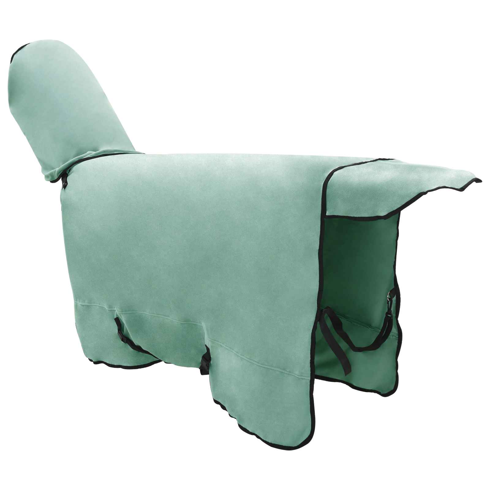 Coperta per Cavalli Verde speciale 165 cm Fleece in poliestere