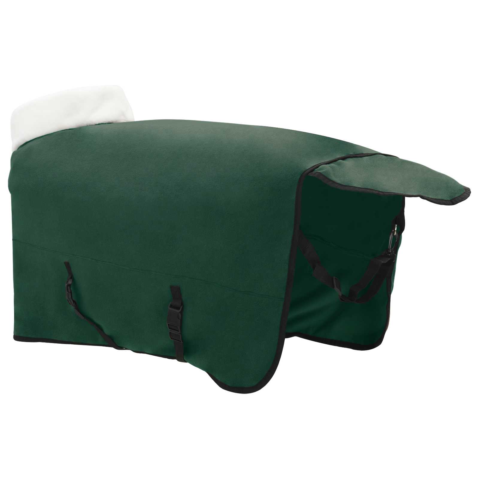 Coperta per Cavalli Verde scuro completo 155 cm Felpa in pile